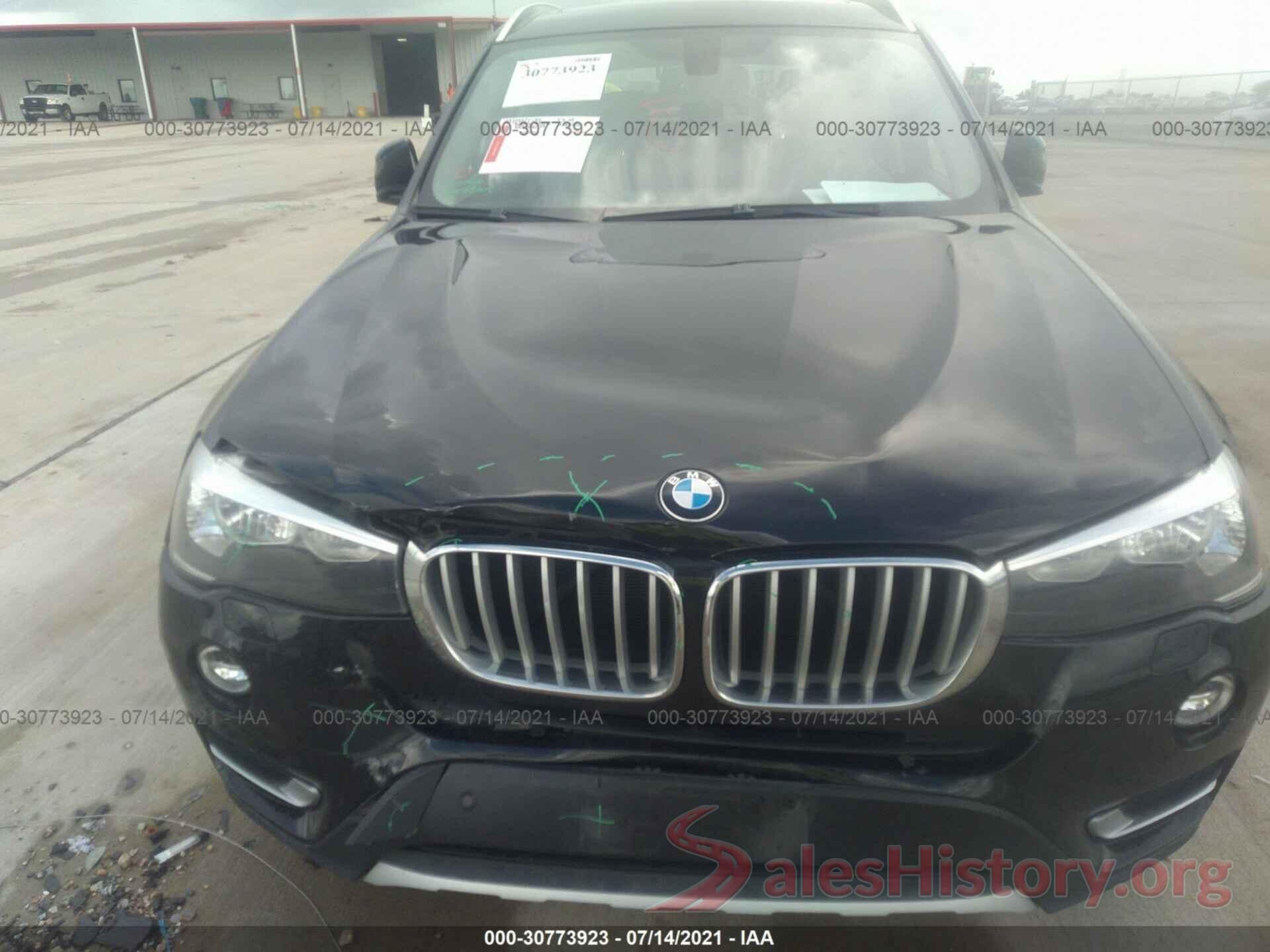 5UXWZ7C35H0V92665 2017 BMW X3