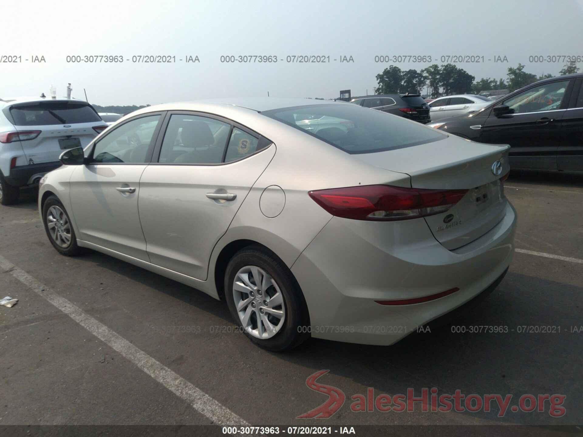 5NPD74LF3JH293871 2018 HYUNDAI ELANTRA