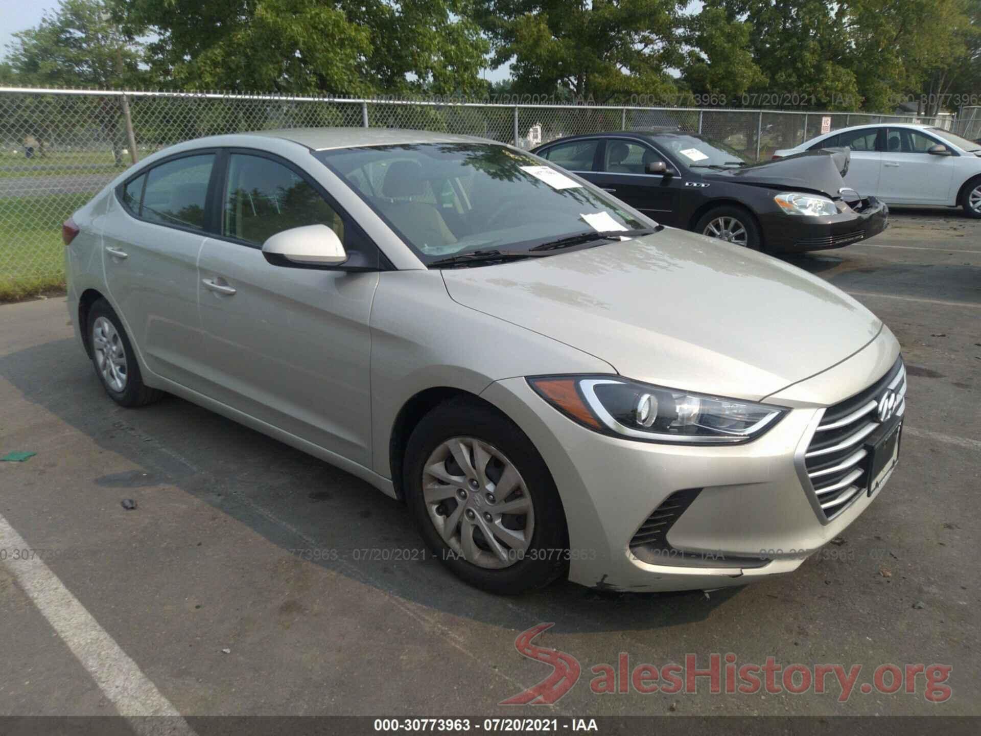 5NPD74LF3JH293871 2018 HYUNDAI ELANTRA