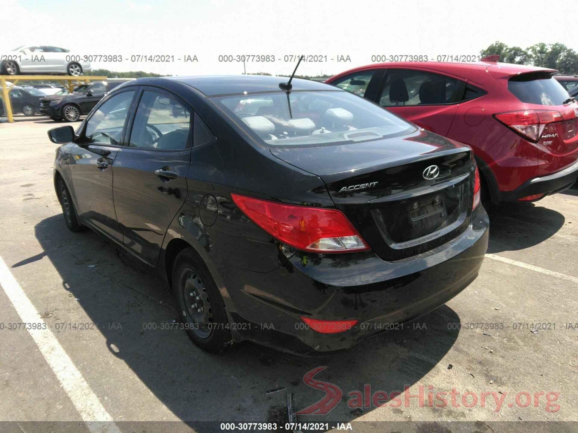 KMHCT4AE6GU026672 2016 HYUNDAI ACCENT