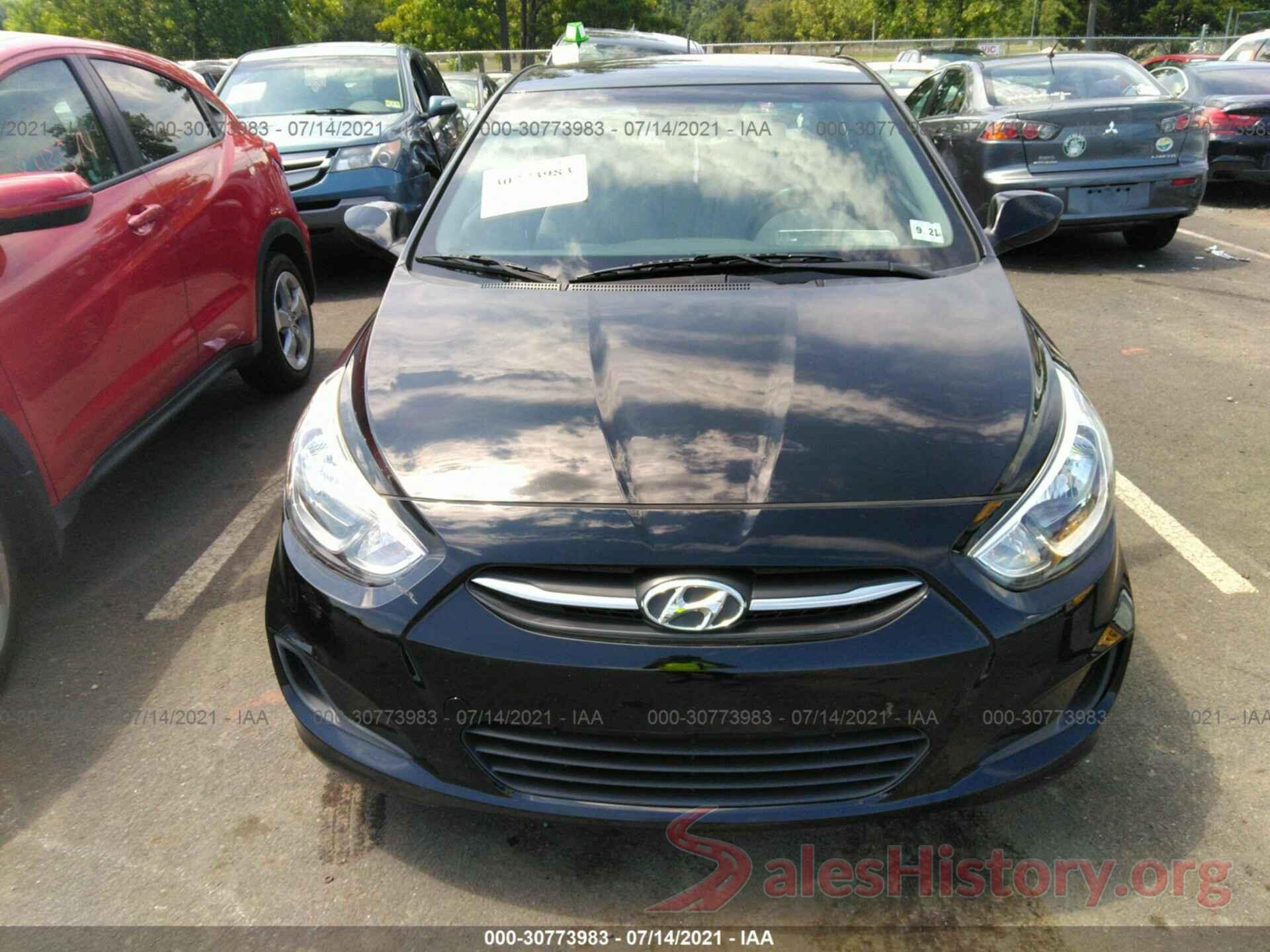 KMHCT4AE6GU026672 2016 HYUNDAI ACCENT