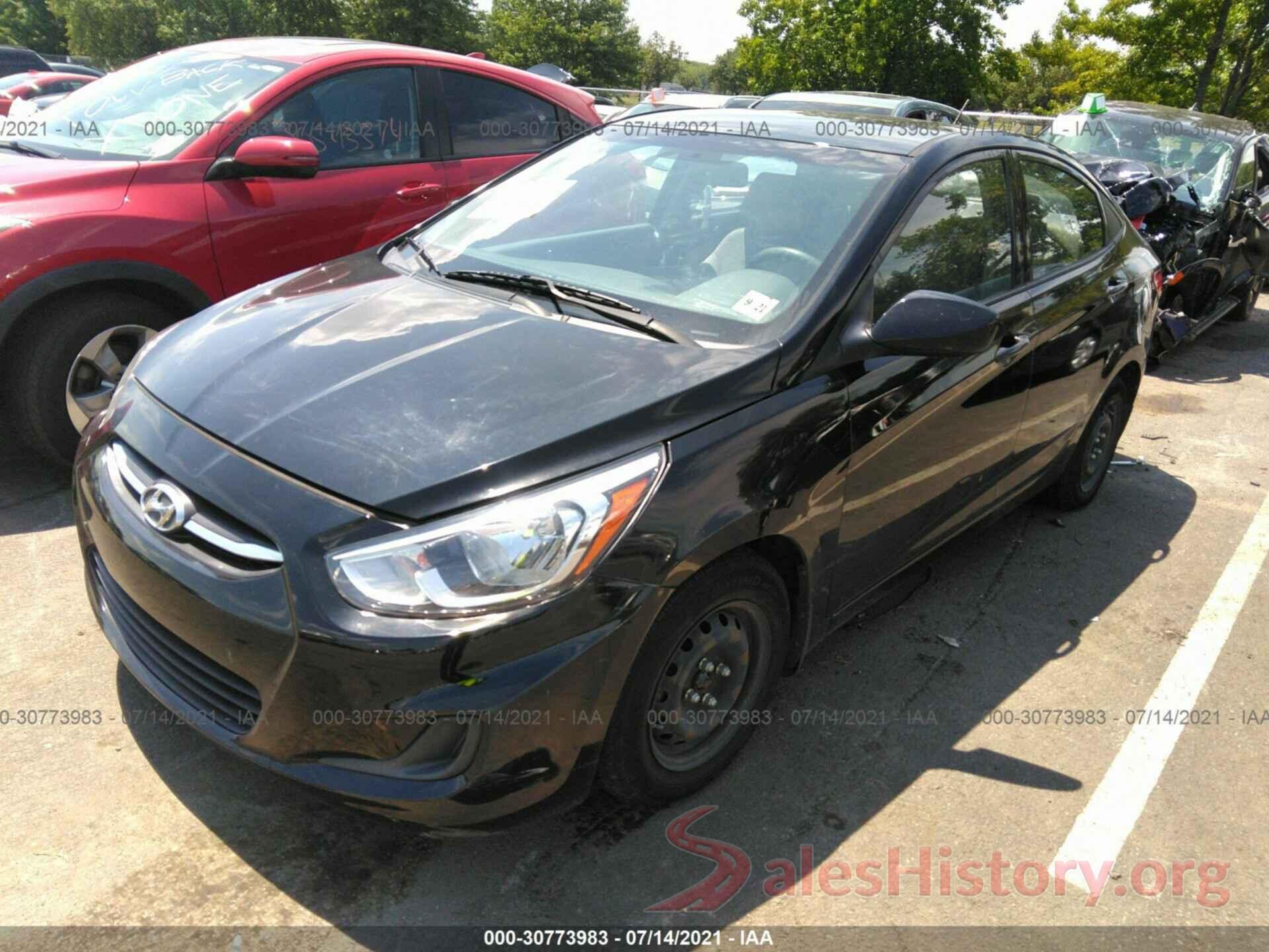 KMHCT4AE6GU026672 2016 HYUNDAI ACCENT