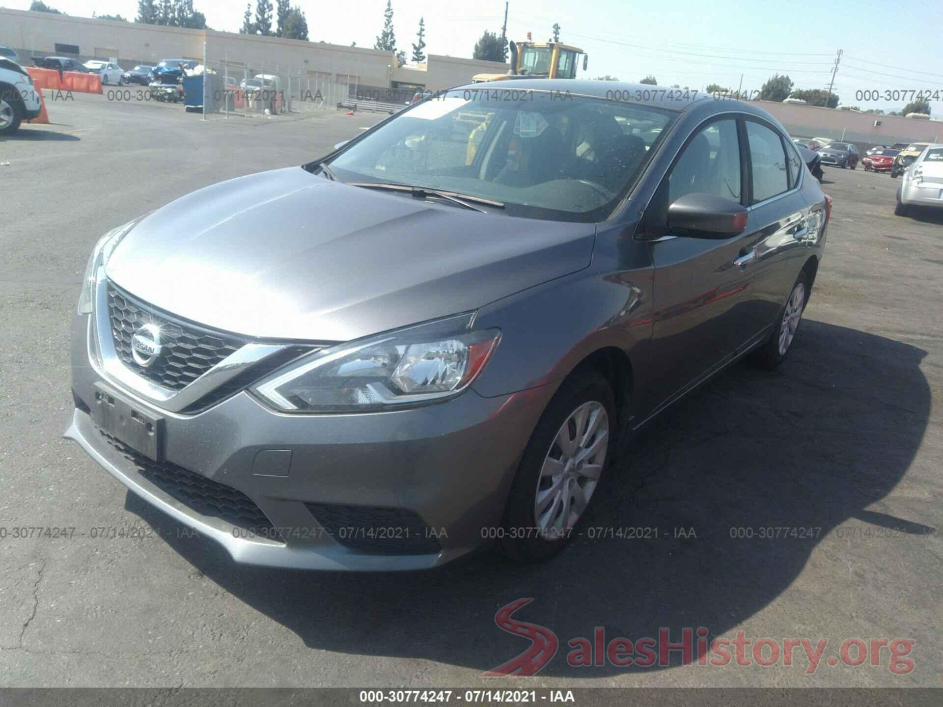 3N1AB7AP9GL674635 2016 NISSAN SENTRA