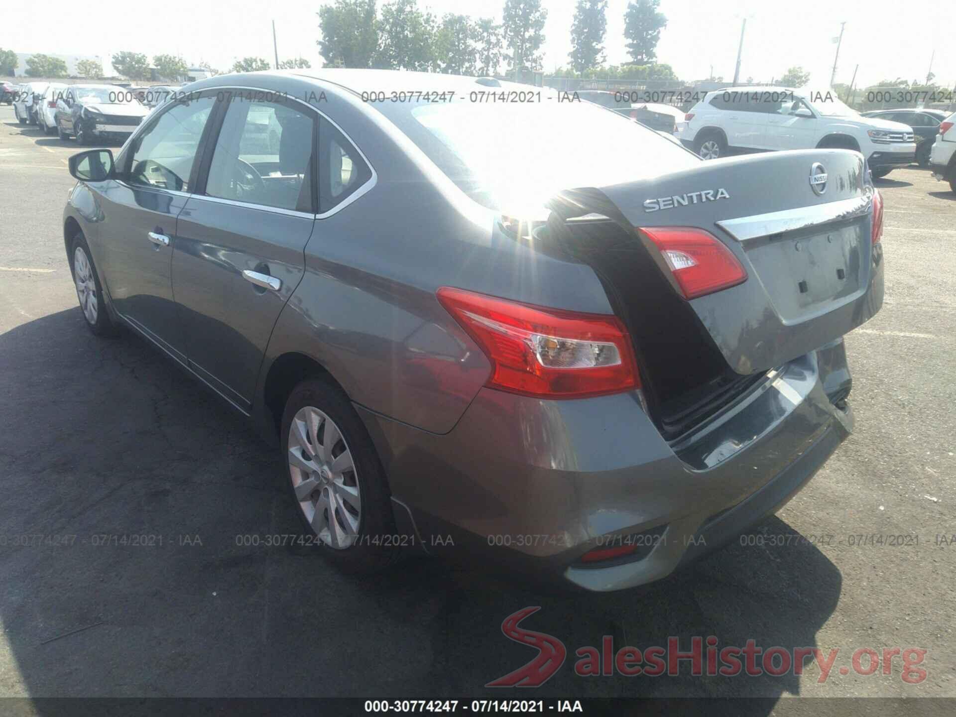 3N1AB7AP9GL674635 2016 NISSAN SENTRA