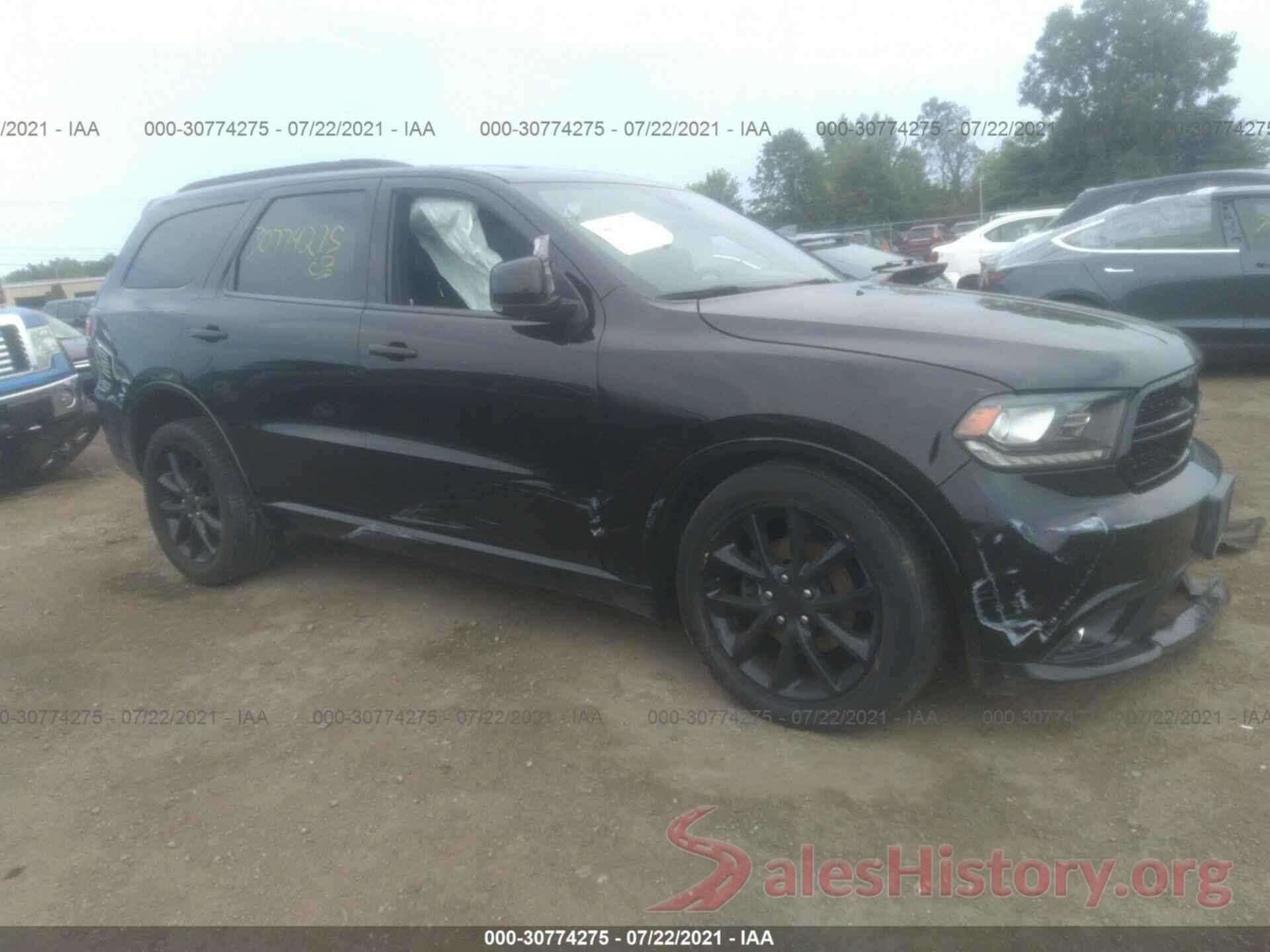 1C4RDJDG0HC629762 2017 DODGE DURANGO