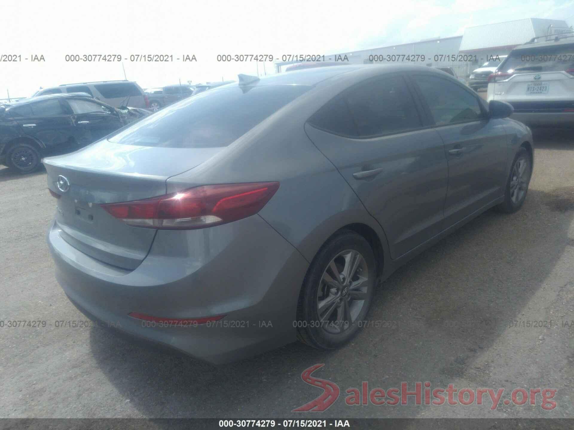 KMHD84LF4JU628814 2018 HYUNDAI ELANTRA