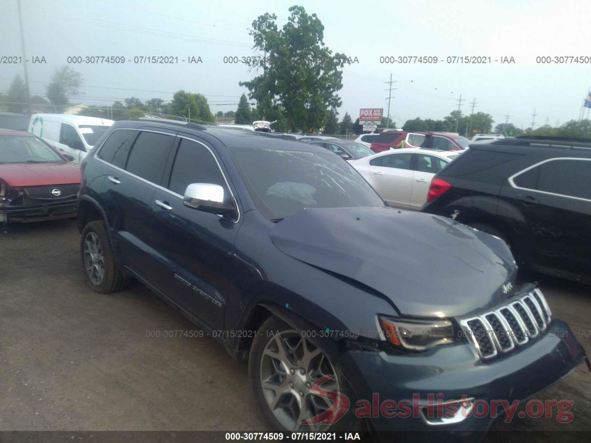 1C4RJFBG3LC444994 2020 JEEP GRAND CHEROKEE