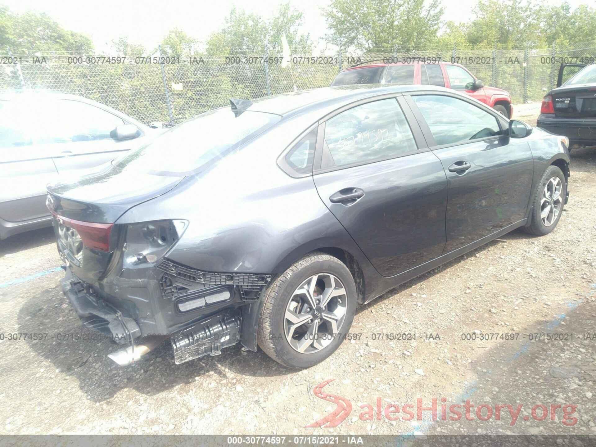 3KPF24ADXLE236387 2020 KIA FORTE