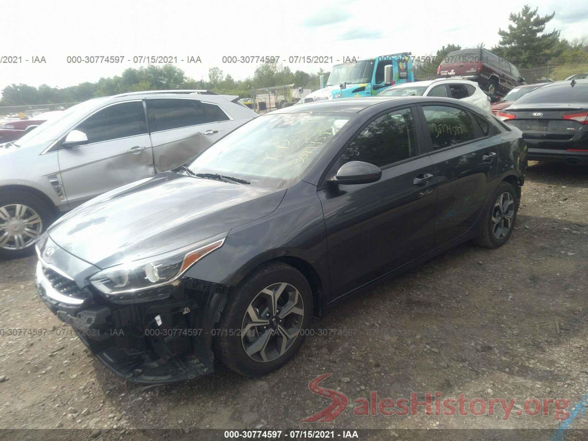 3KPF24ADXLE236387 2020 KIA FORTE