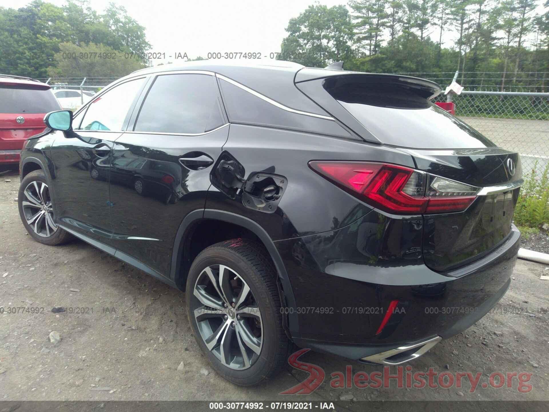 2T2BZMCA9HC111833 2017 LEXUS RX