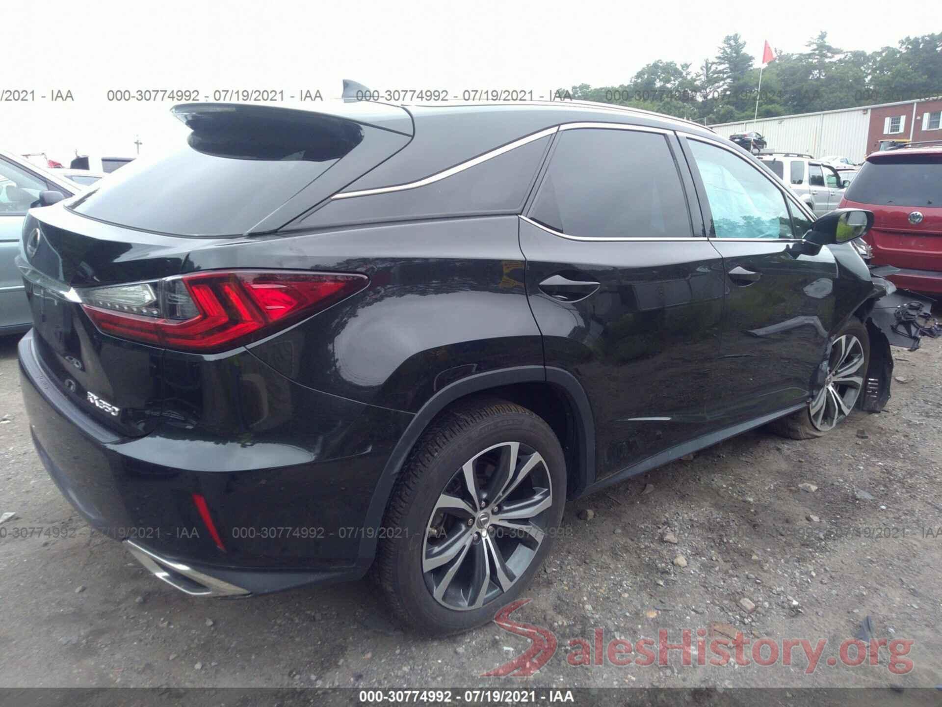 2T2BZMCA9HC111833 2017 LEXUS RX