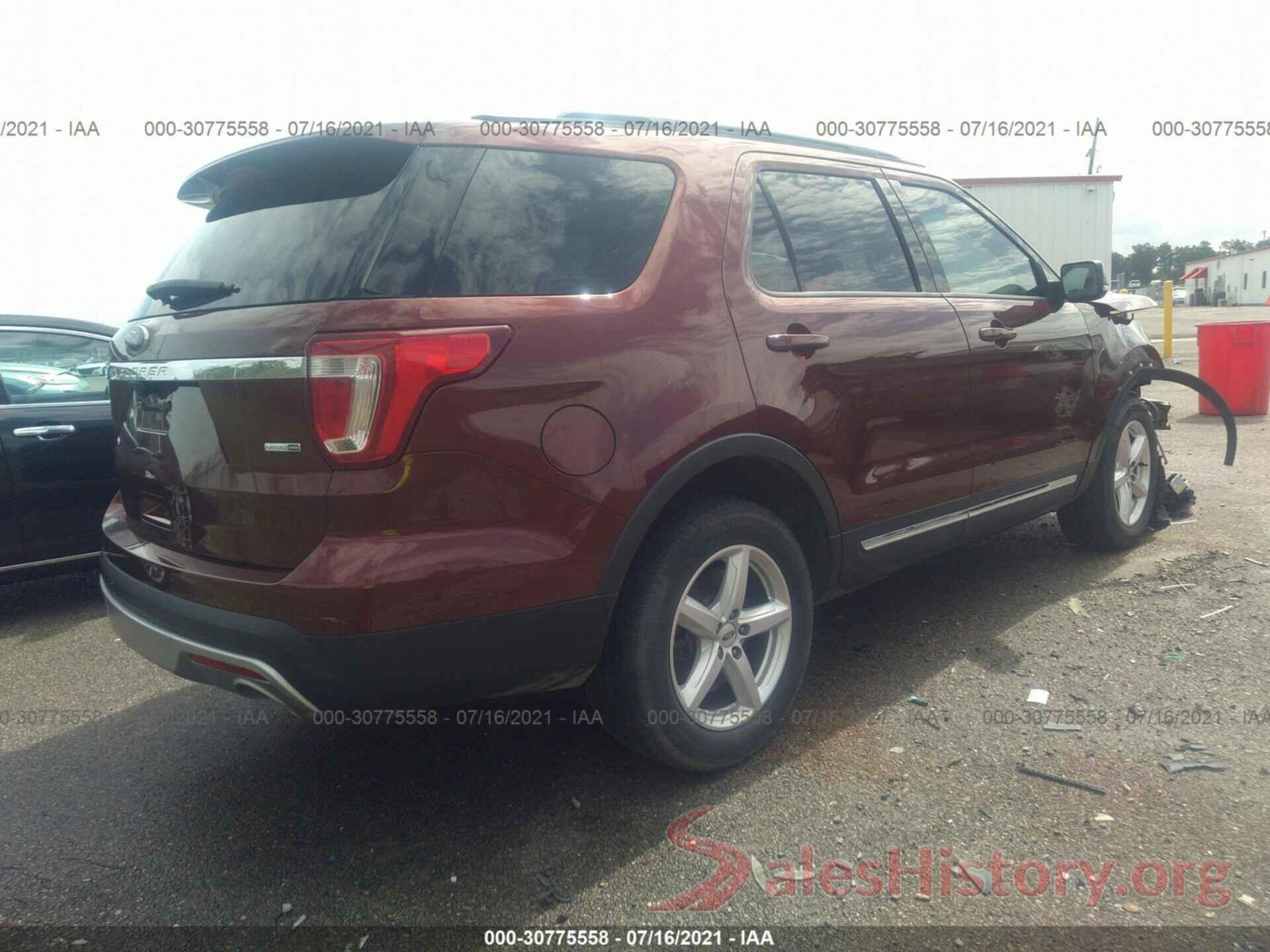 1FM5K8D89GGB11500 2016 FORD EXPLORER