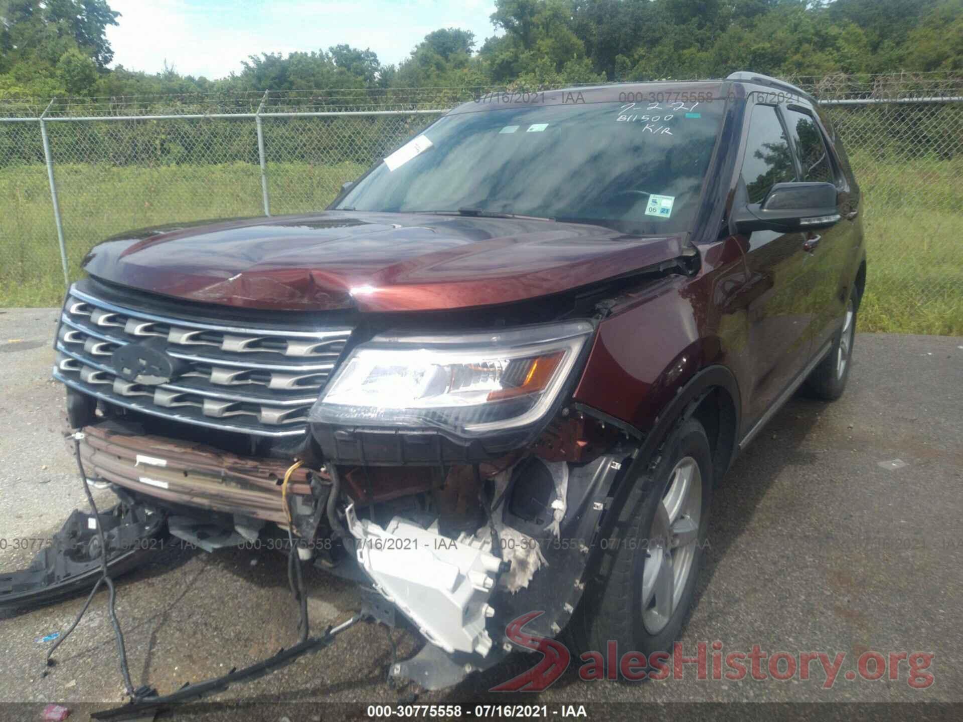 1FM5K8D89GGB11500 2016 FORD EXPLORER