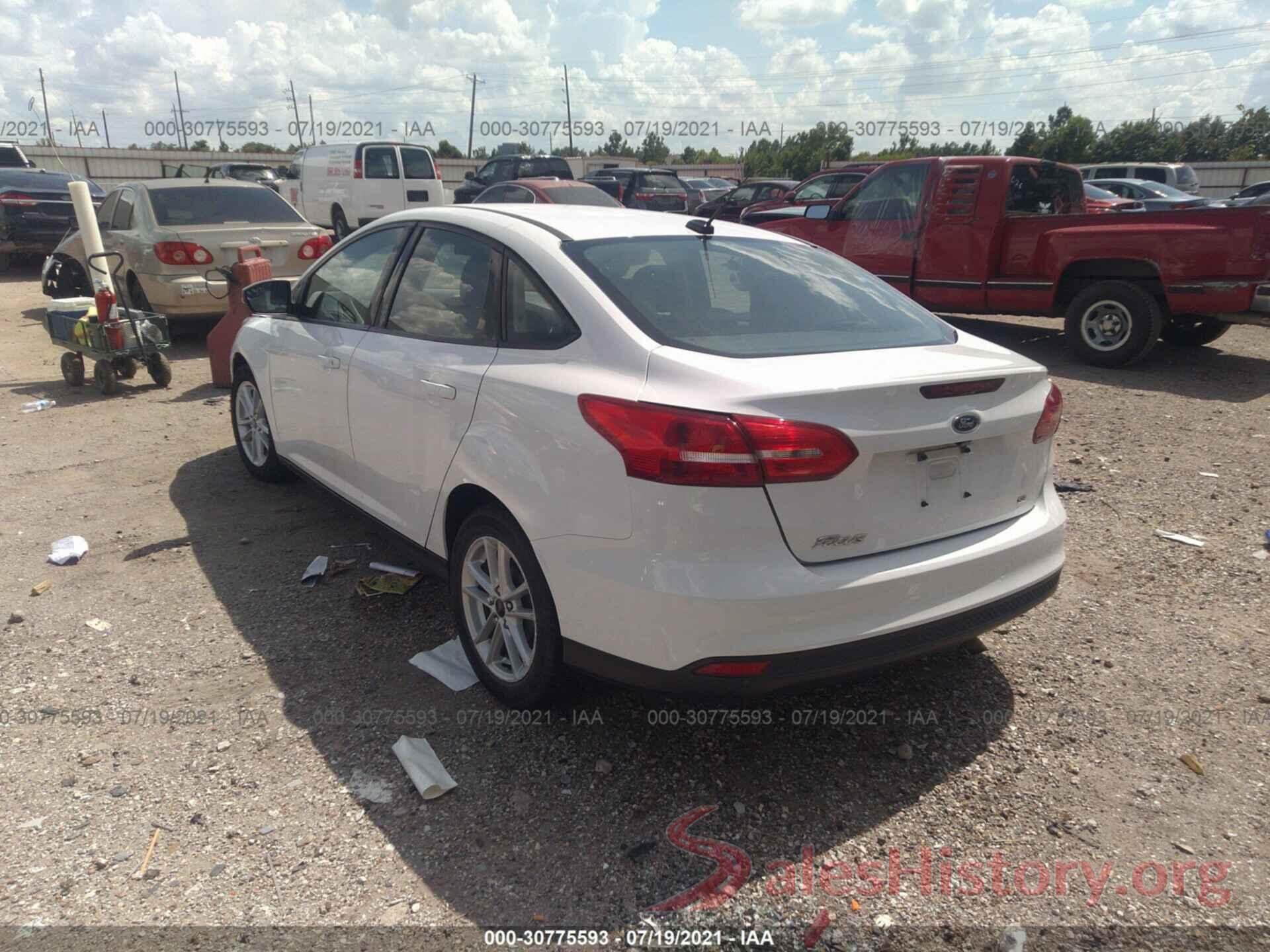 1FADP3F2XHL254130 2017 FORD FOCUS