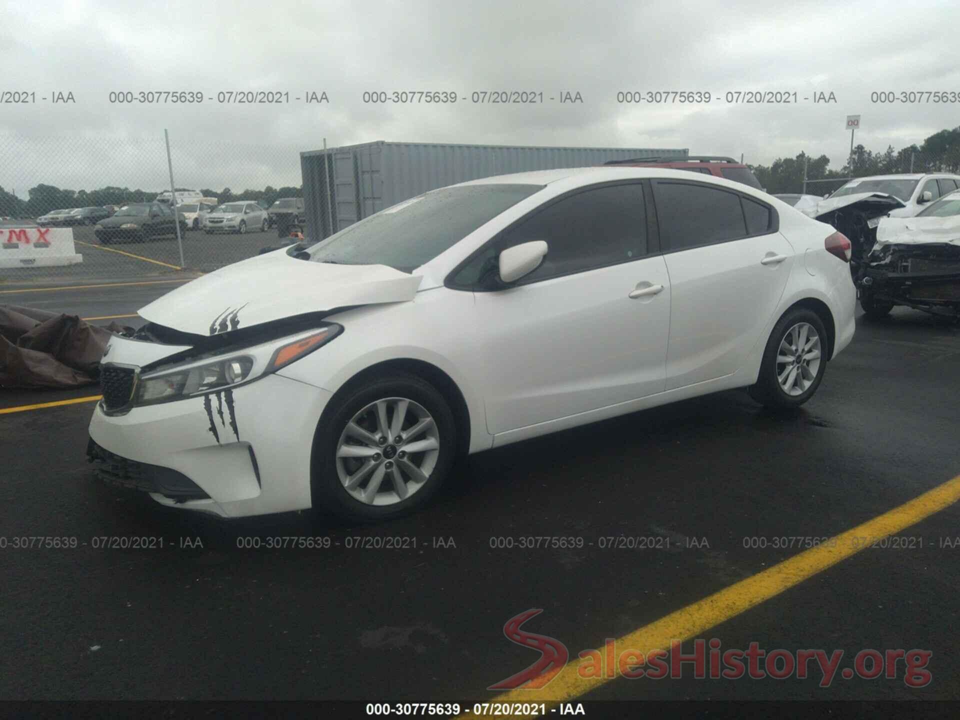 3KPFL4A71HE071599 2017 KIA FORTE