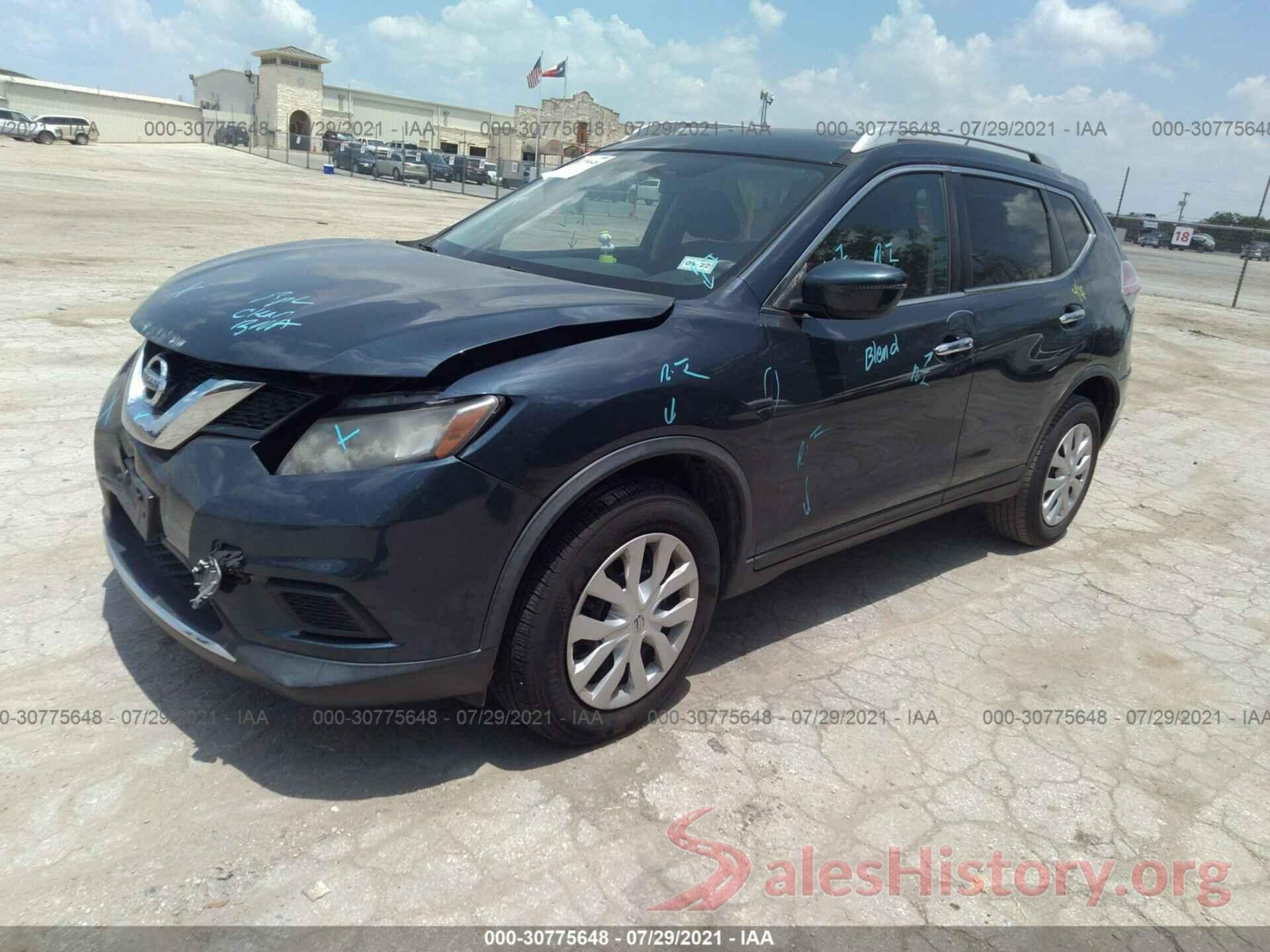 KNMAT2MT0GP637774 2016 NISSAN ROGUE