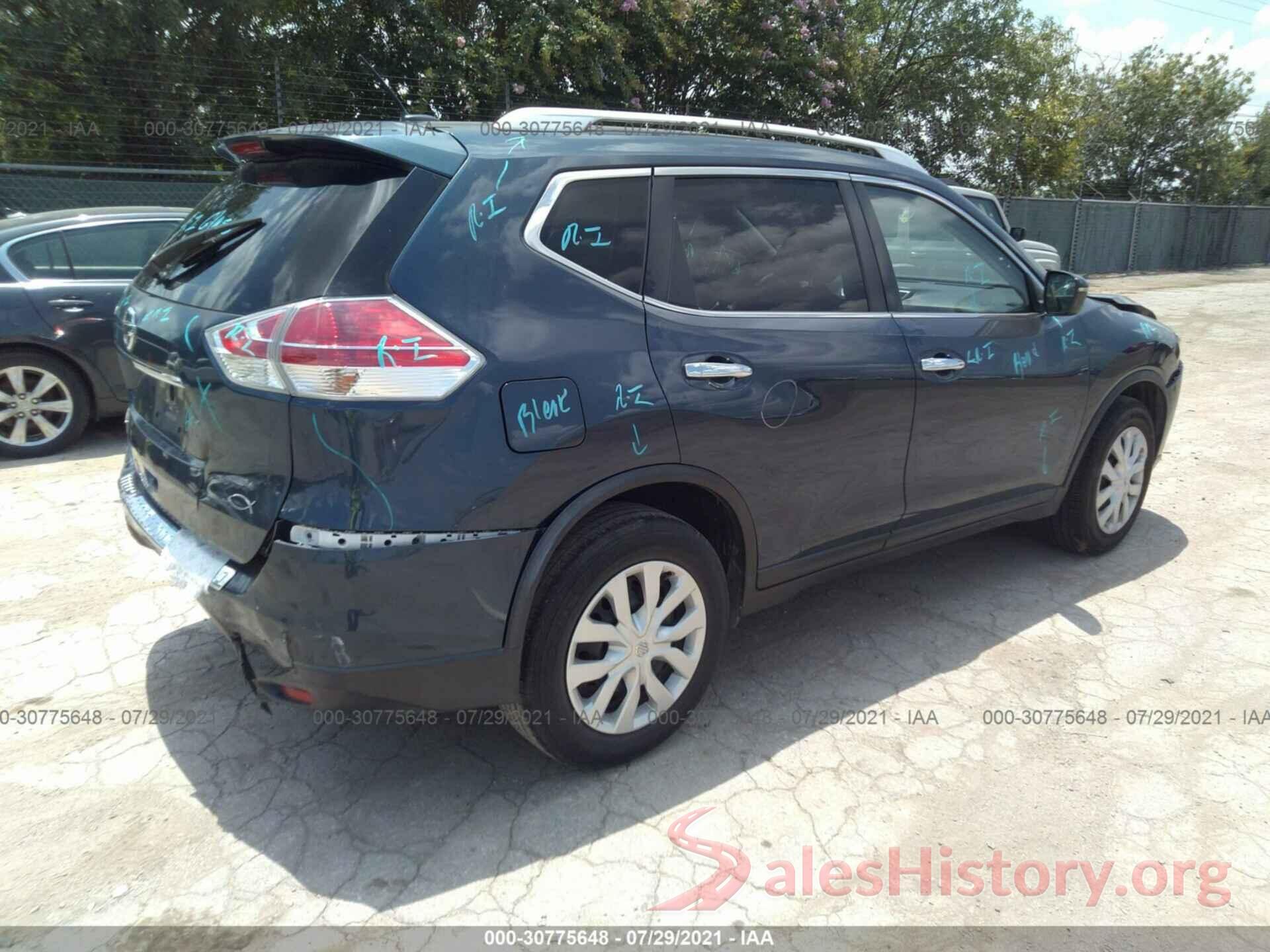 KNMAT2MT0GP637774 2016 NISSAN ROGUE