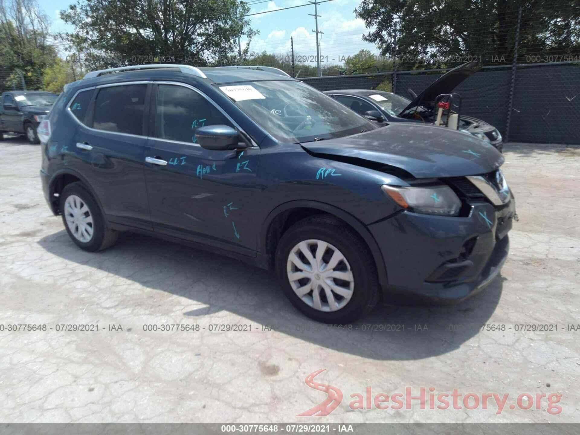 KNMAT2MT0GP637774 2016 NISSAN ROGUE