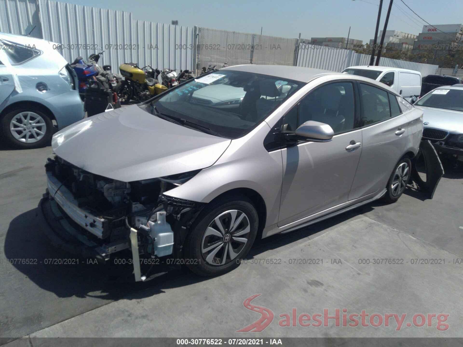 JTDKARFPXH3038148 2017 TOYOTA PRIUS PRIME