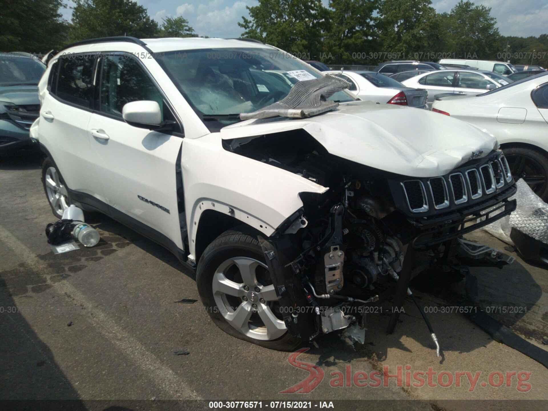 3C4NJDBB7LT129661 2020 JEEP COMPASS