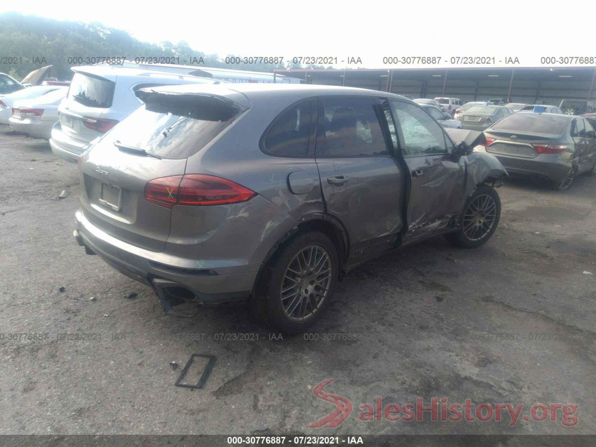 WP1AA2A20GKA14409 2016 PORSCHE CAYENNE