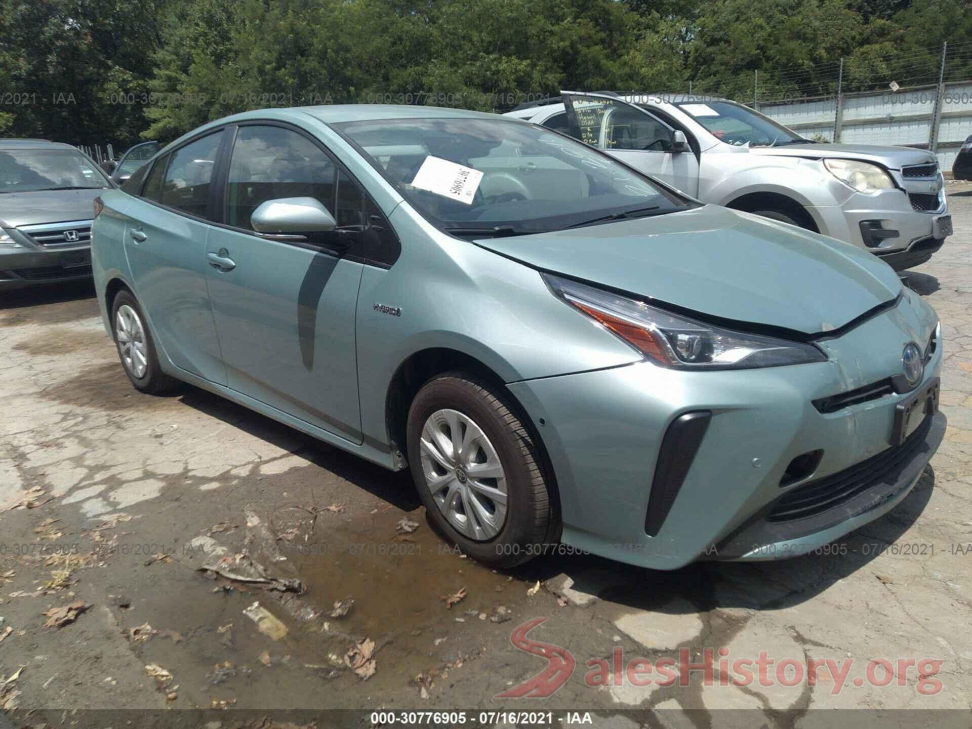 JTDKARFU6K3098277 2019 TOYOTA PRIUS