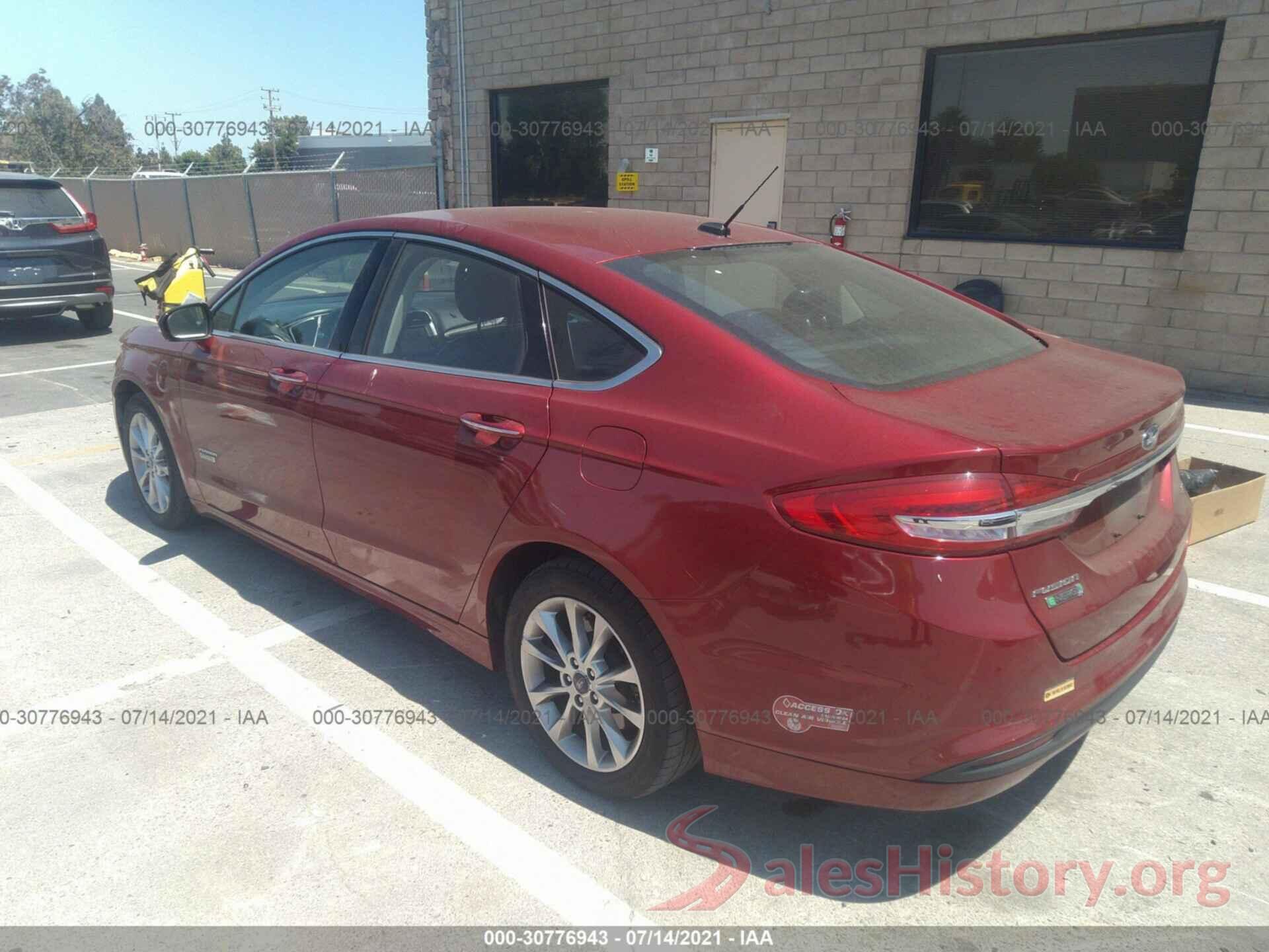 3FA6P0PU6HR380185 2017 FORD FUSION ENERGI