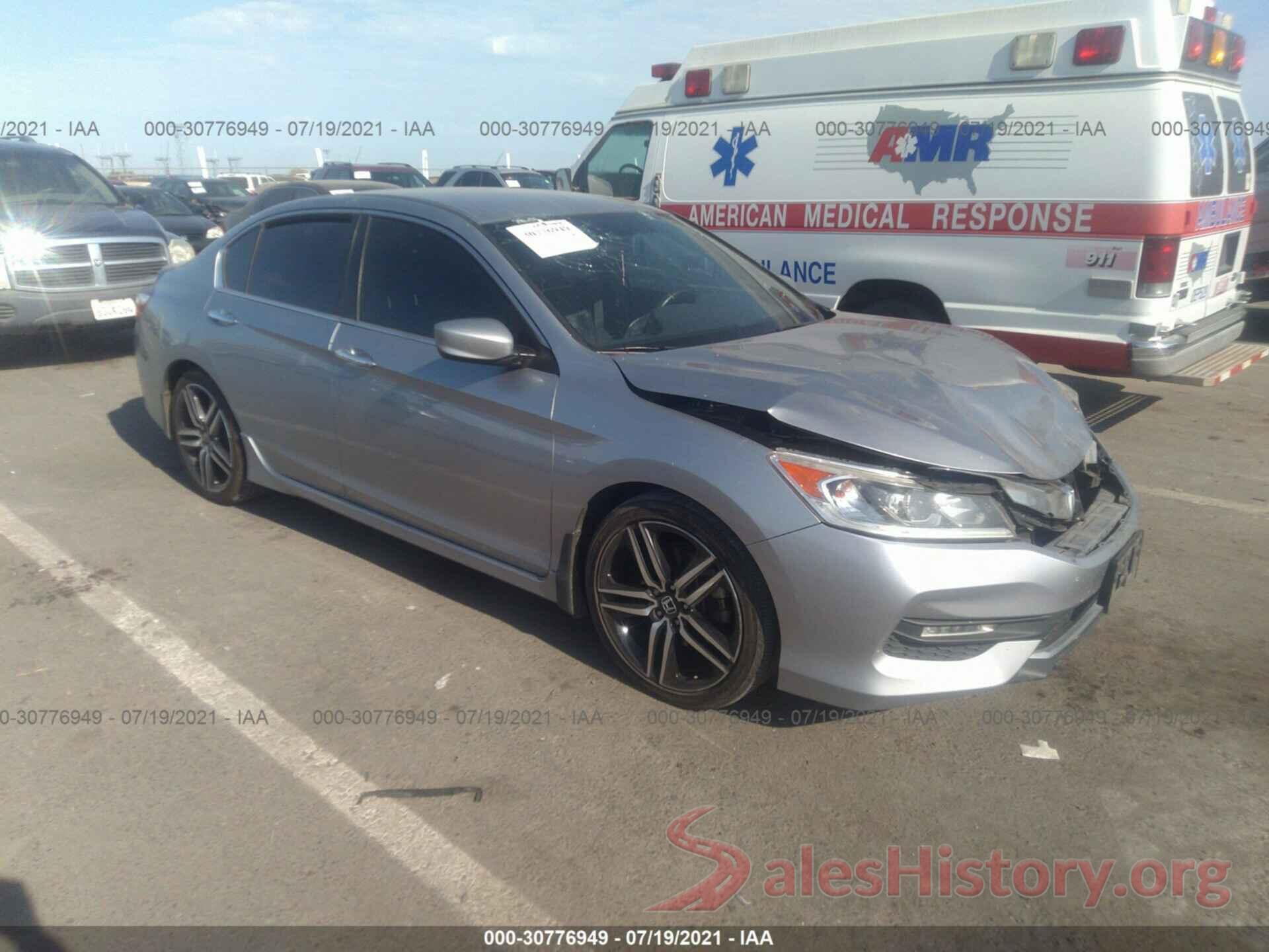 1HGCR2F16HA040721 2017 HONDA ACCORD SEDAN