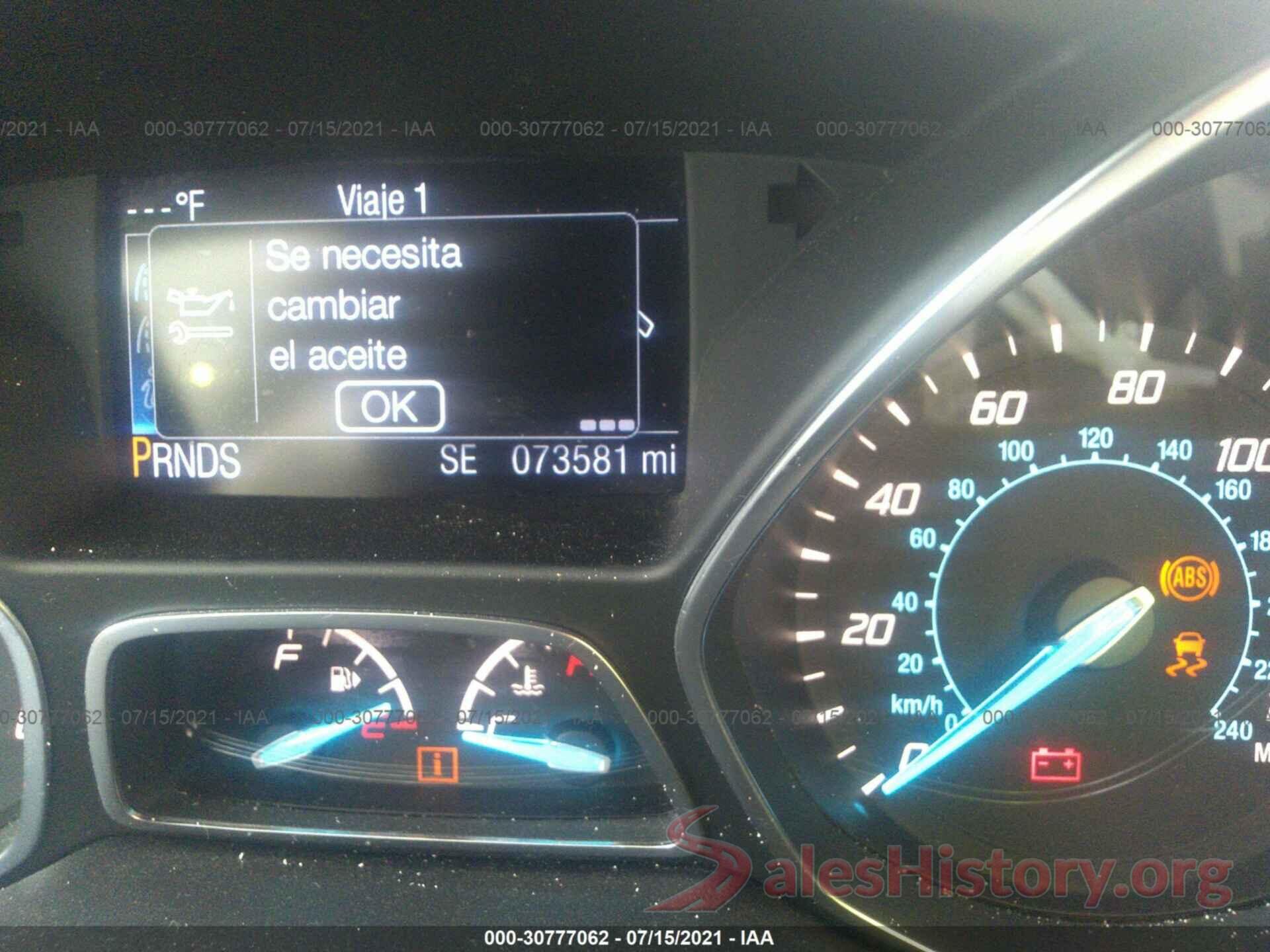 1FMCU0G77GUB09896 2016 FORD ESCAPE