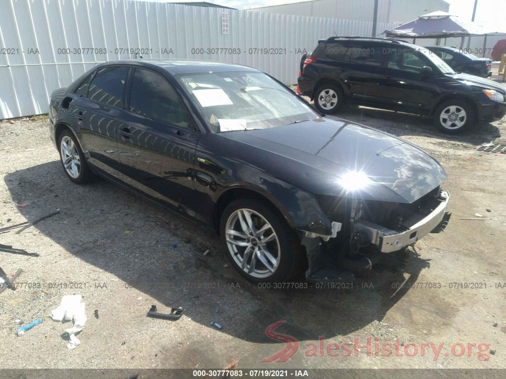 WAUKMAF49HN057967 2017 AUDI A4