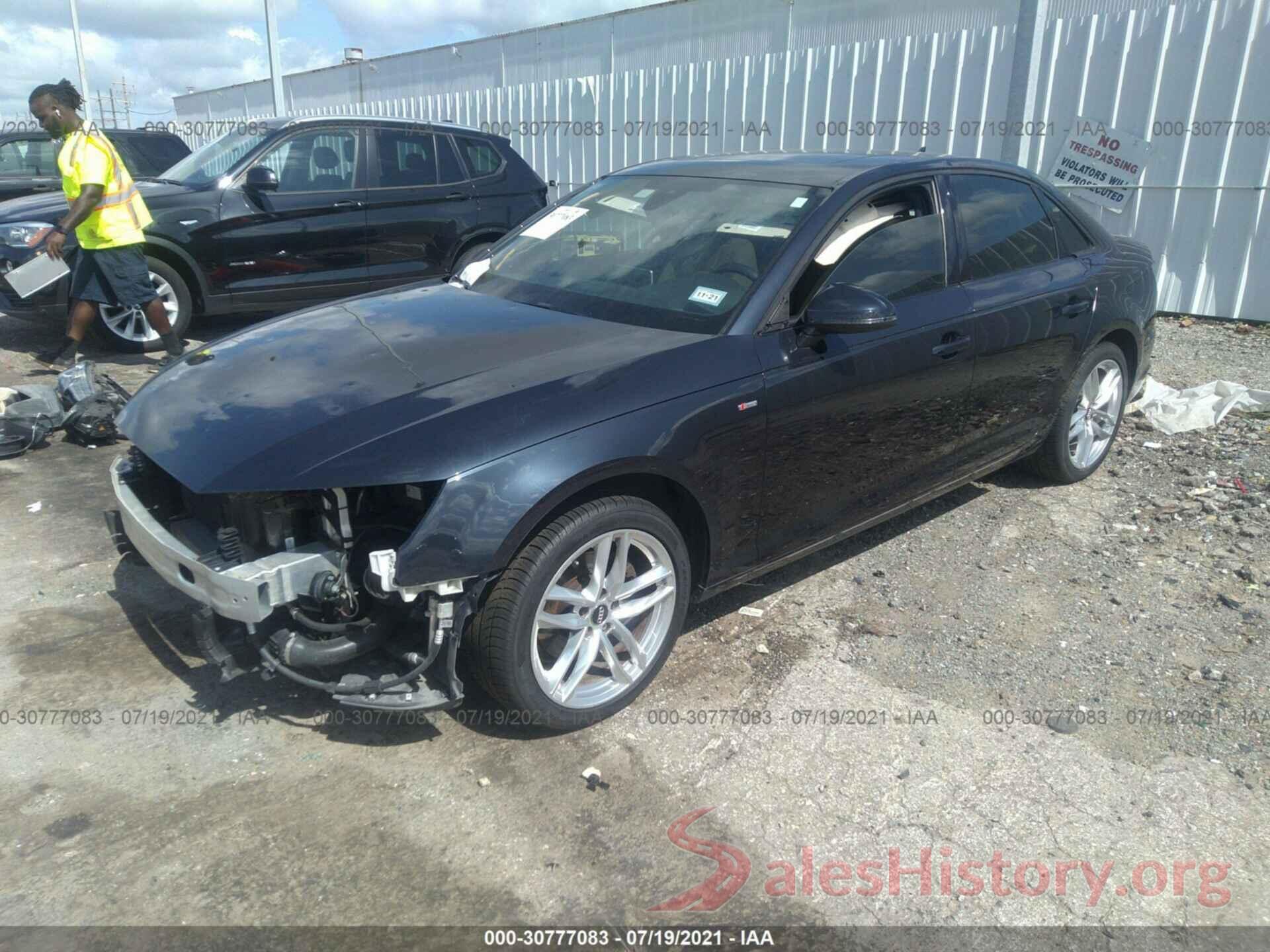 WAUKMAF49HN057967 2017 AUDI A4