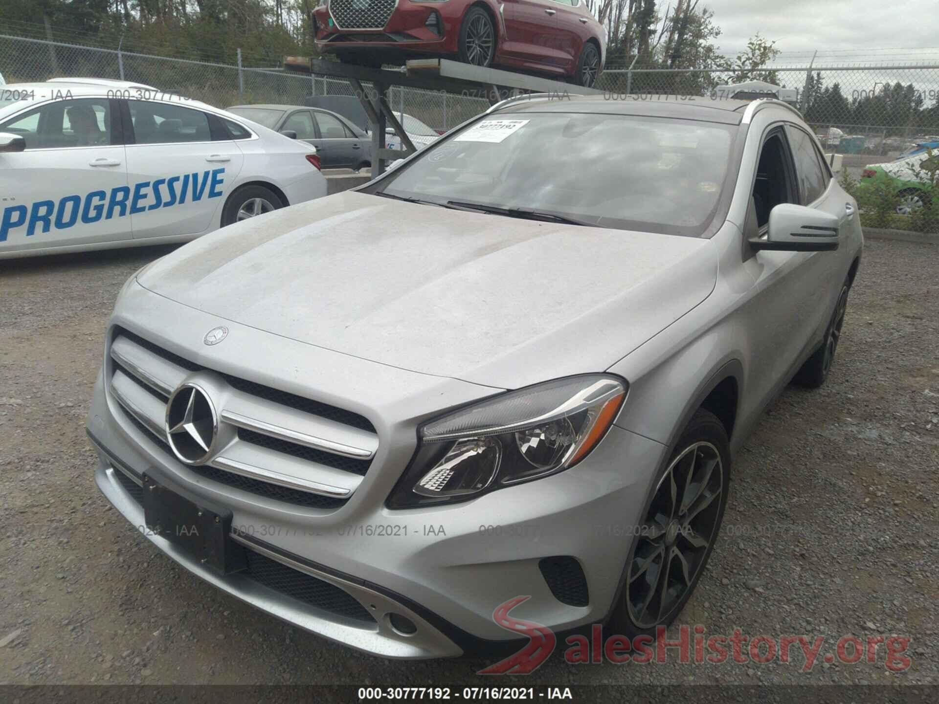 WDCTG4GB3GJ245428 2016 MERCEDES-BENZ GLA