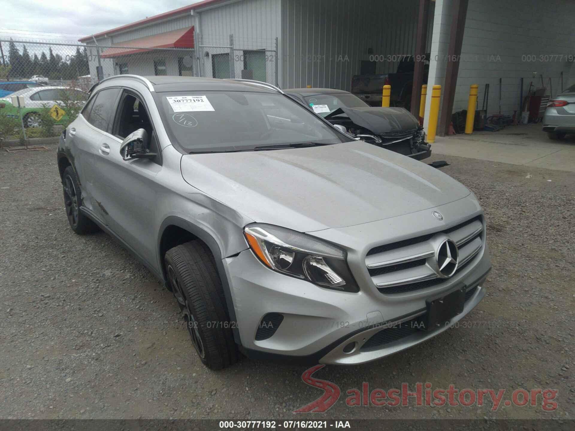 WDCTG4GB3GJ245428 2016 MERCEDES-BENZ GLA