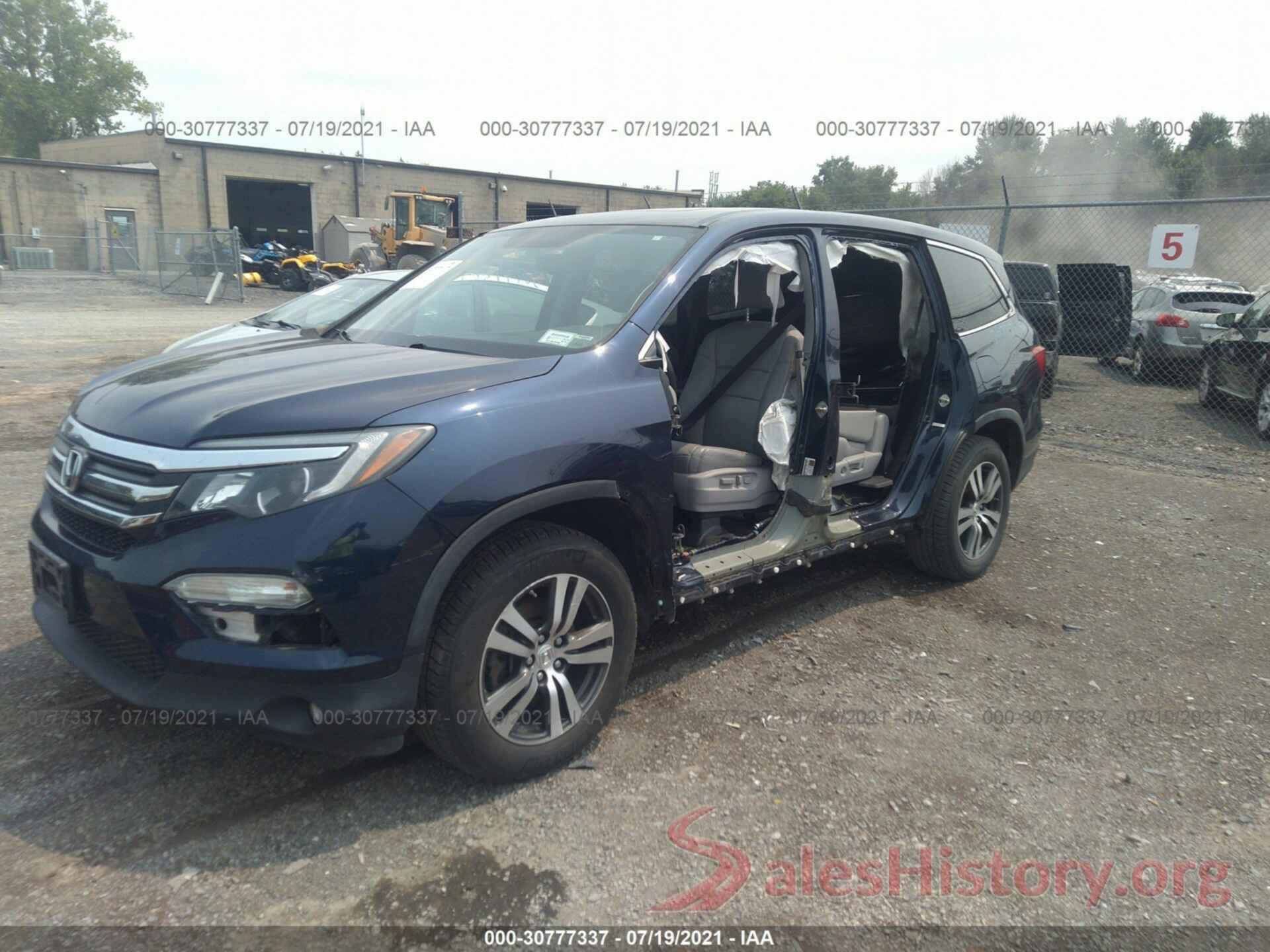 5FNYF6H56GB016638 2016 HONDA PILOT