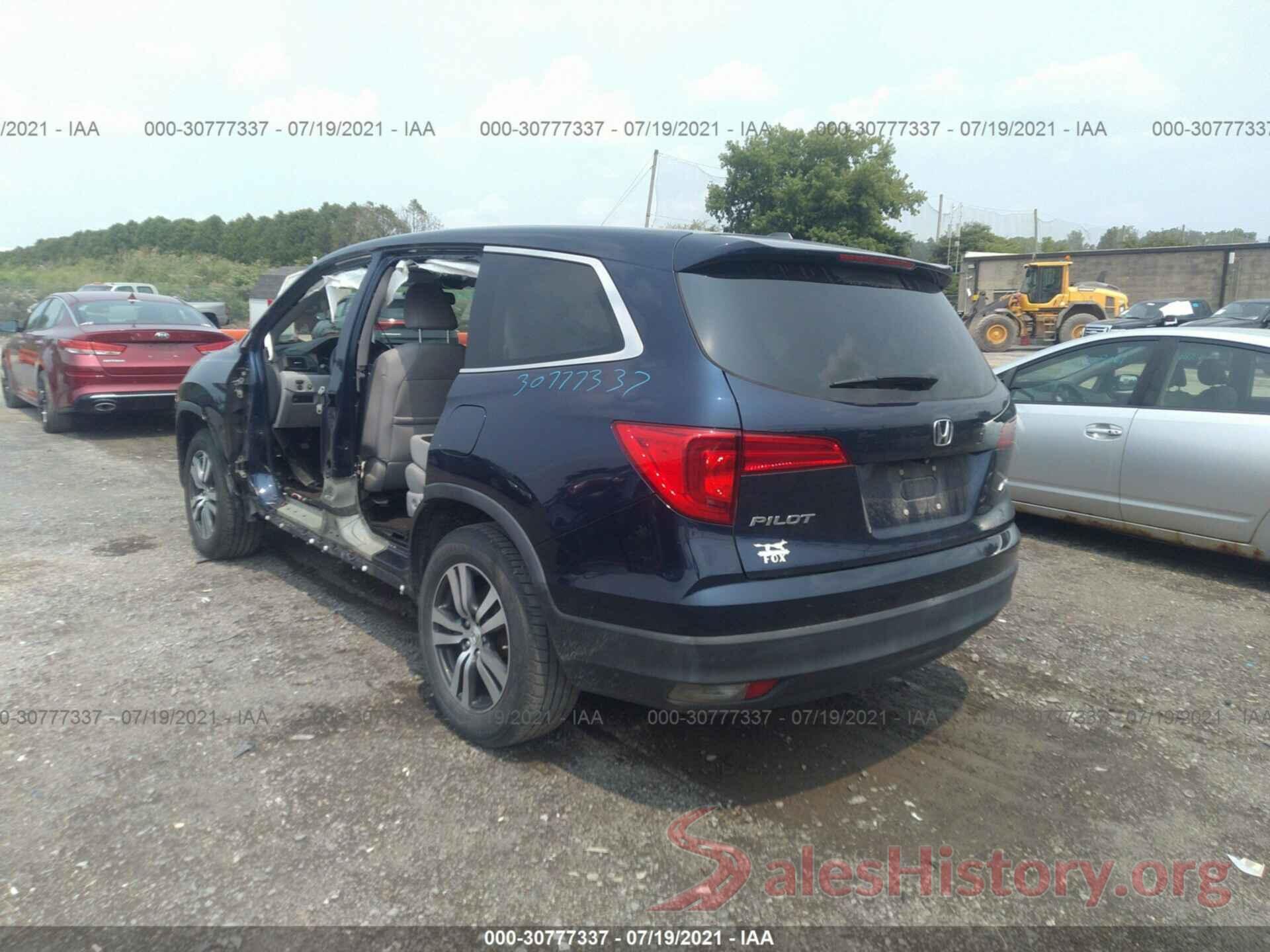 5FNYF6H56GB016638 2016 HONDA PILOT