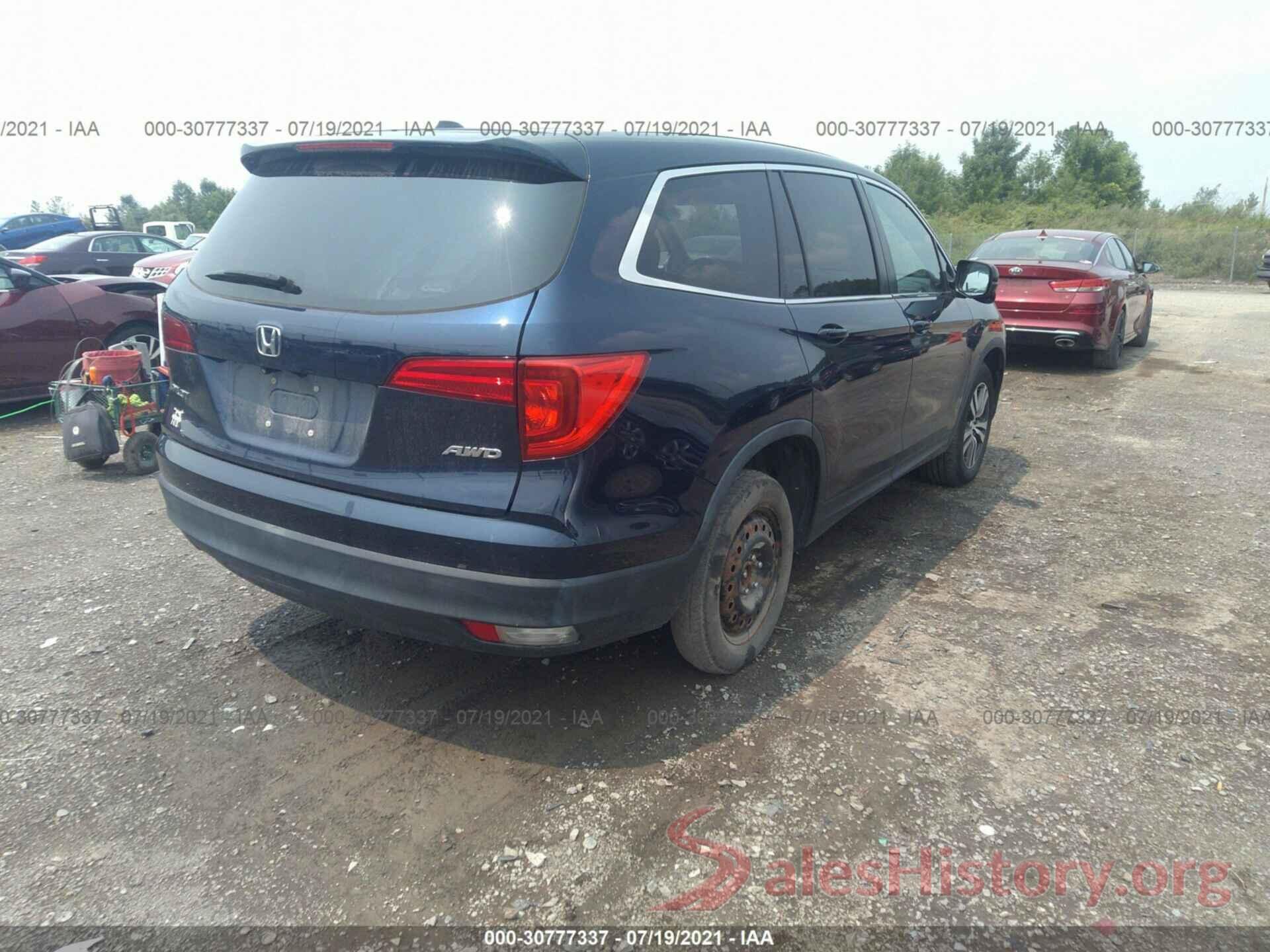 5FNYF6H56GB016638 2016 HONDA PILOT