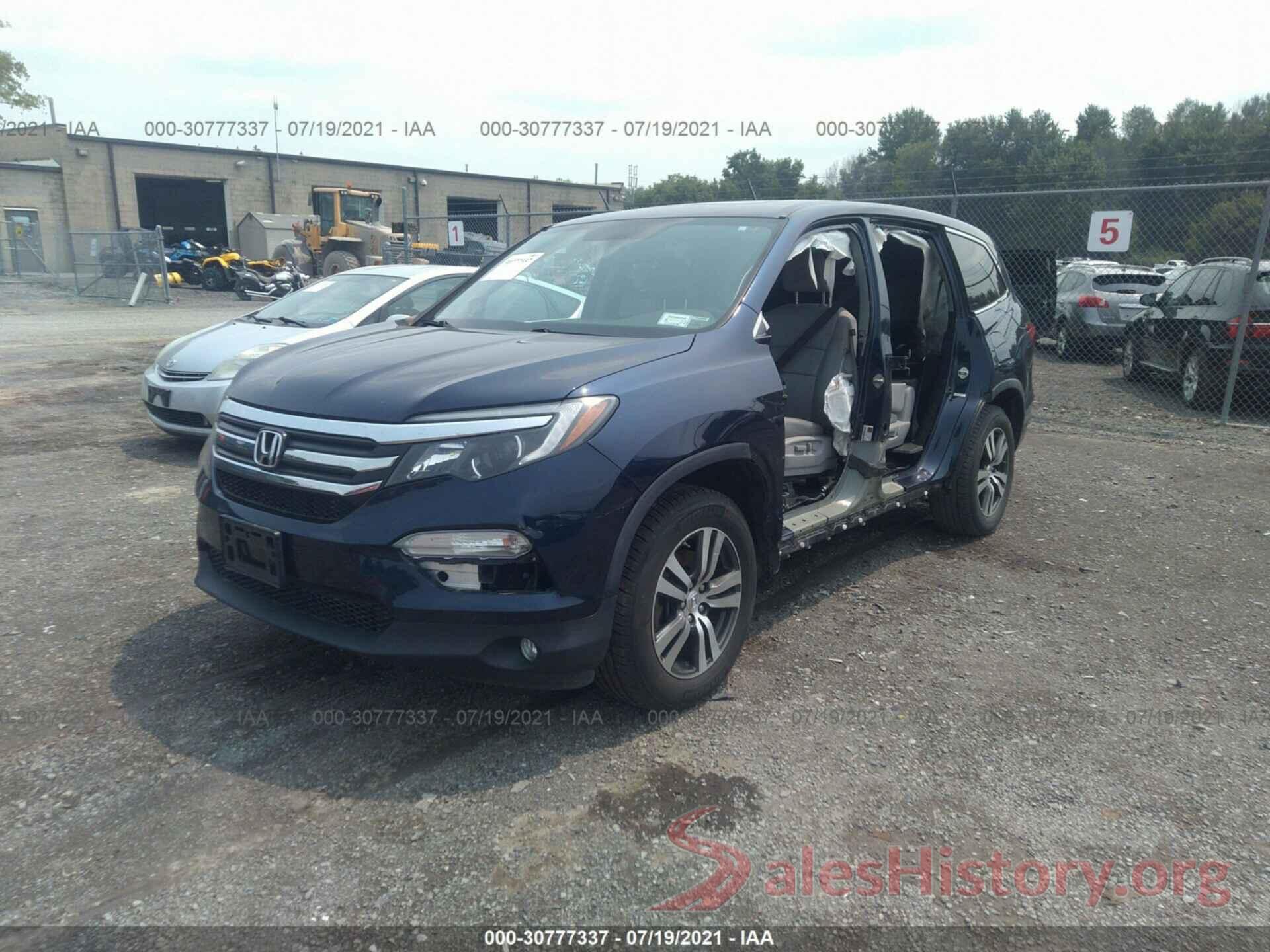 5FNYF6H56GB016638 2016 HONDA PILOT