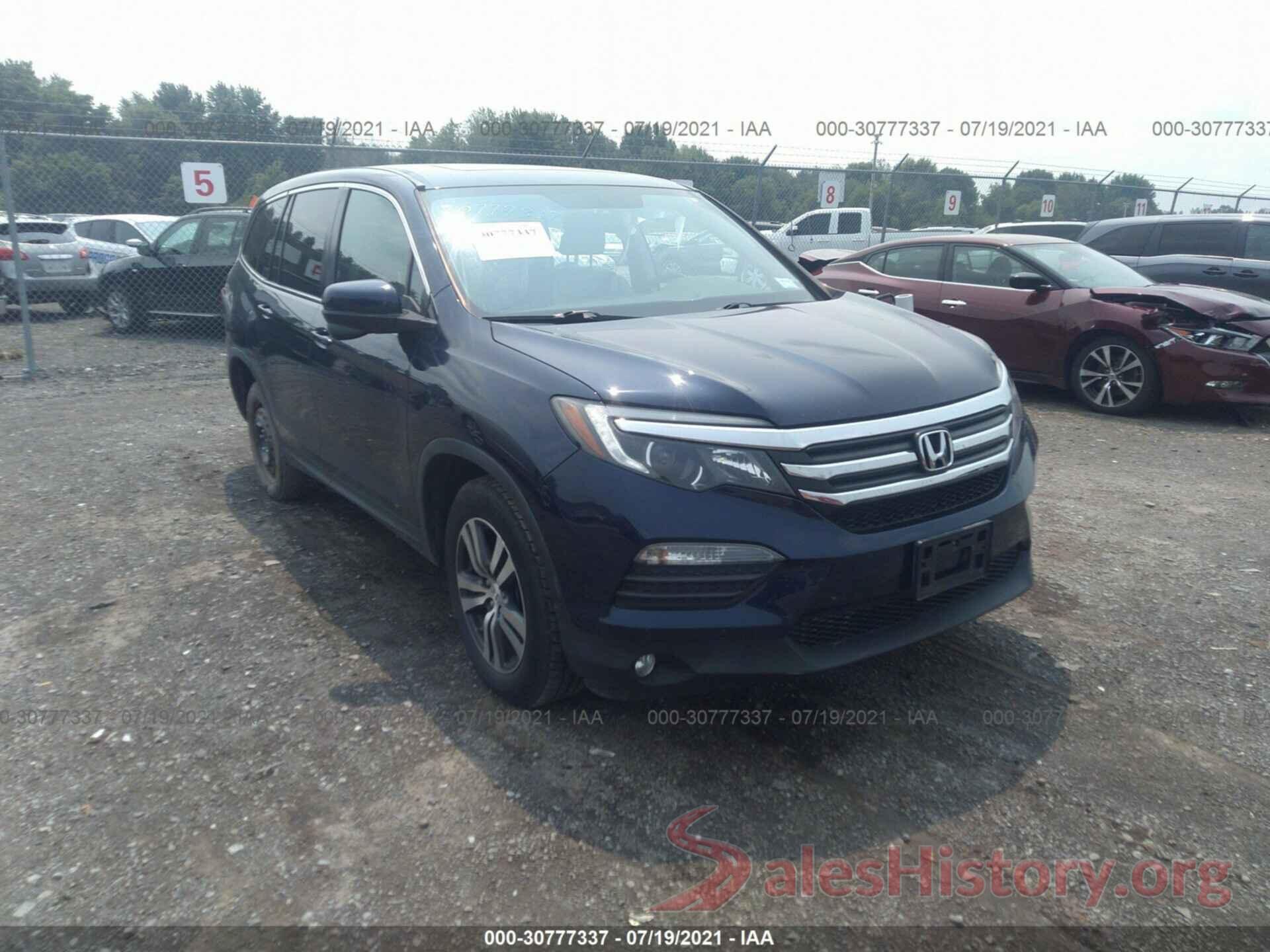 5FNYF6H56GB016638 2016 HONDA PILOT