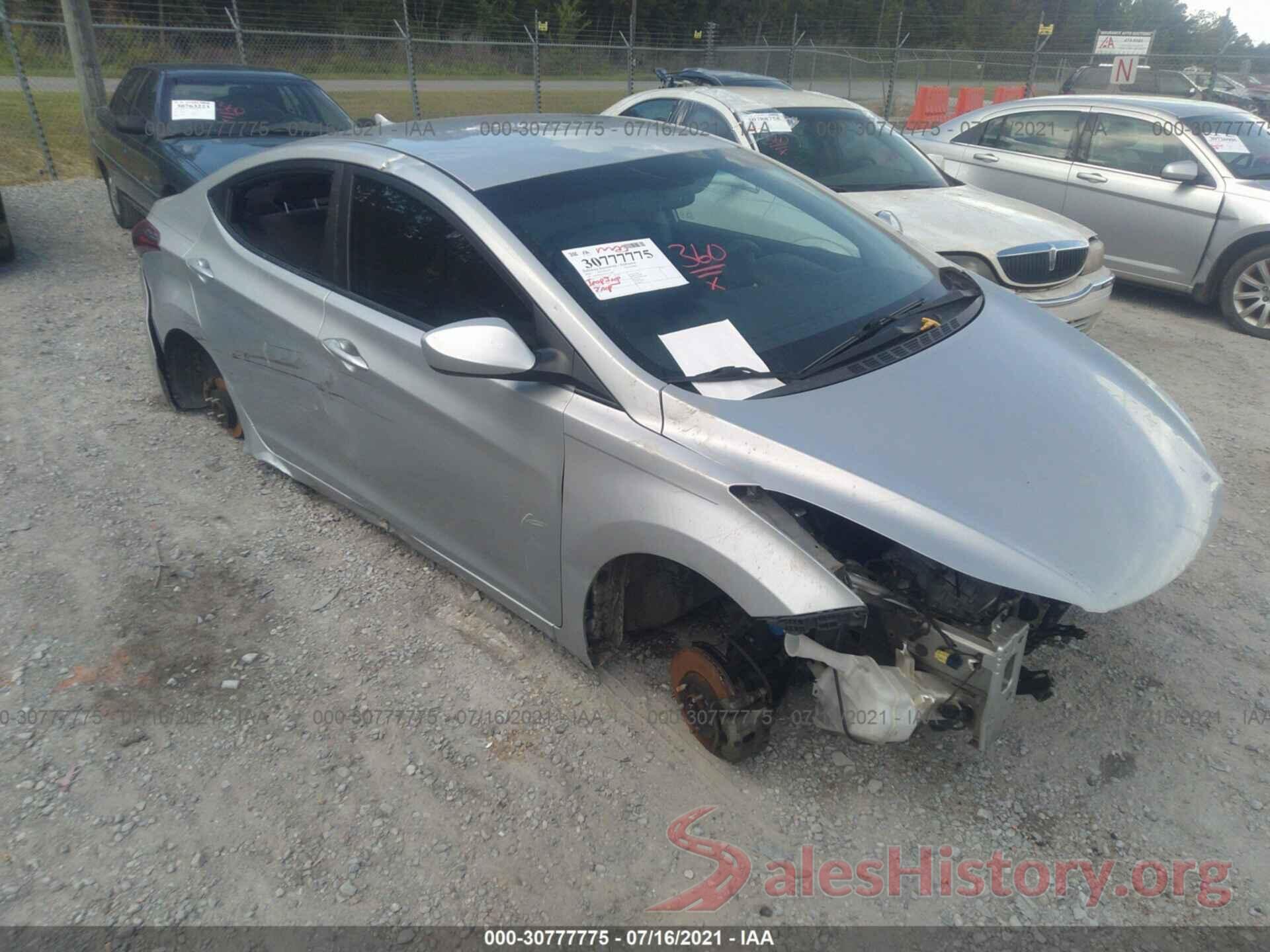 KMHDH4AE4GU512404 2016 HYUNDAI ELANTRA