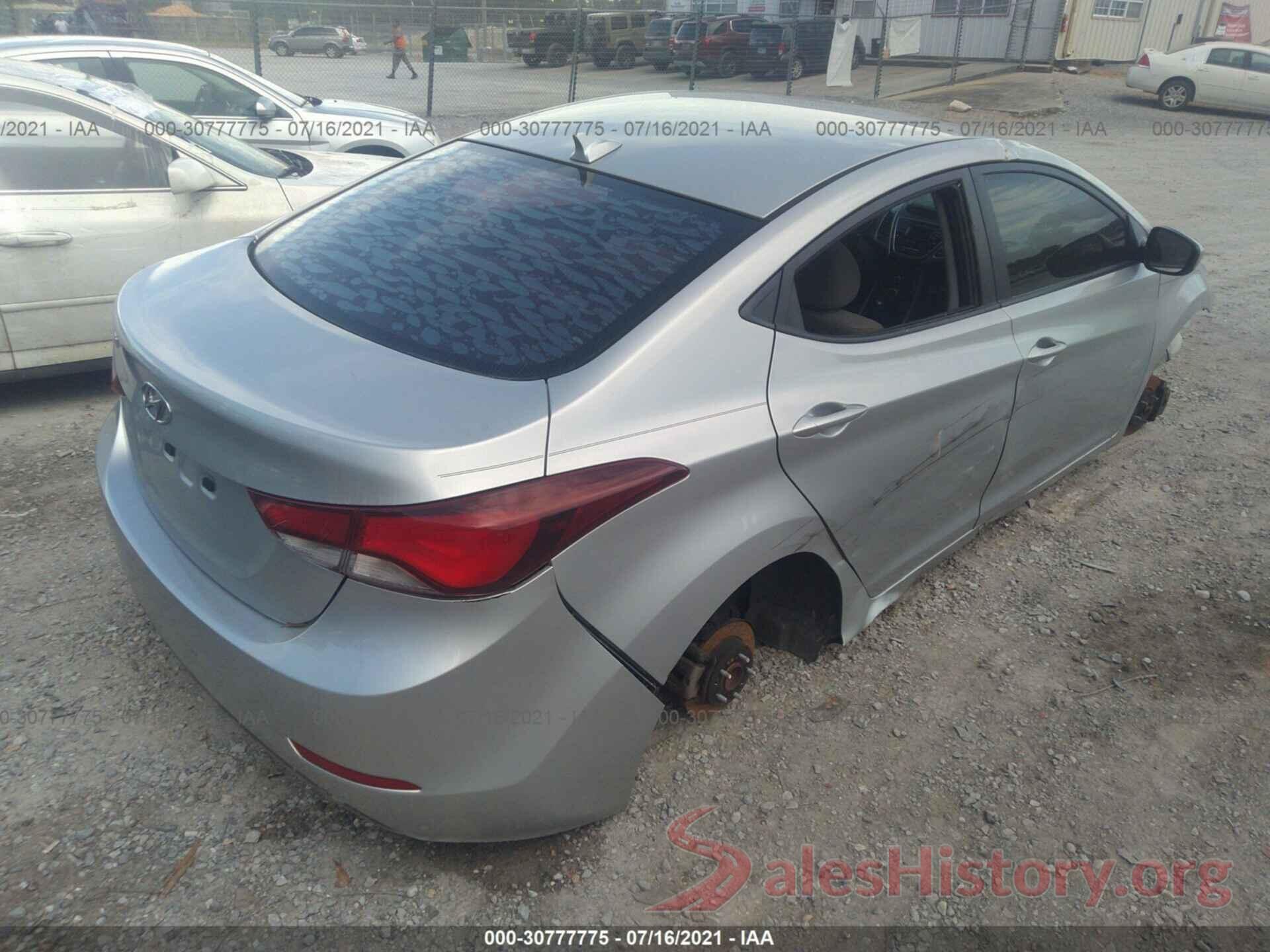 KMHDH4AE4GU512404 2016 HYUNDAI ELANTRA