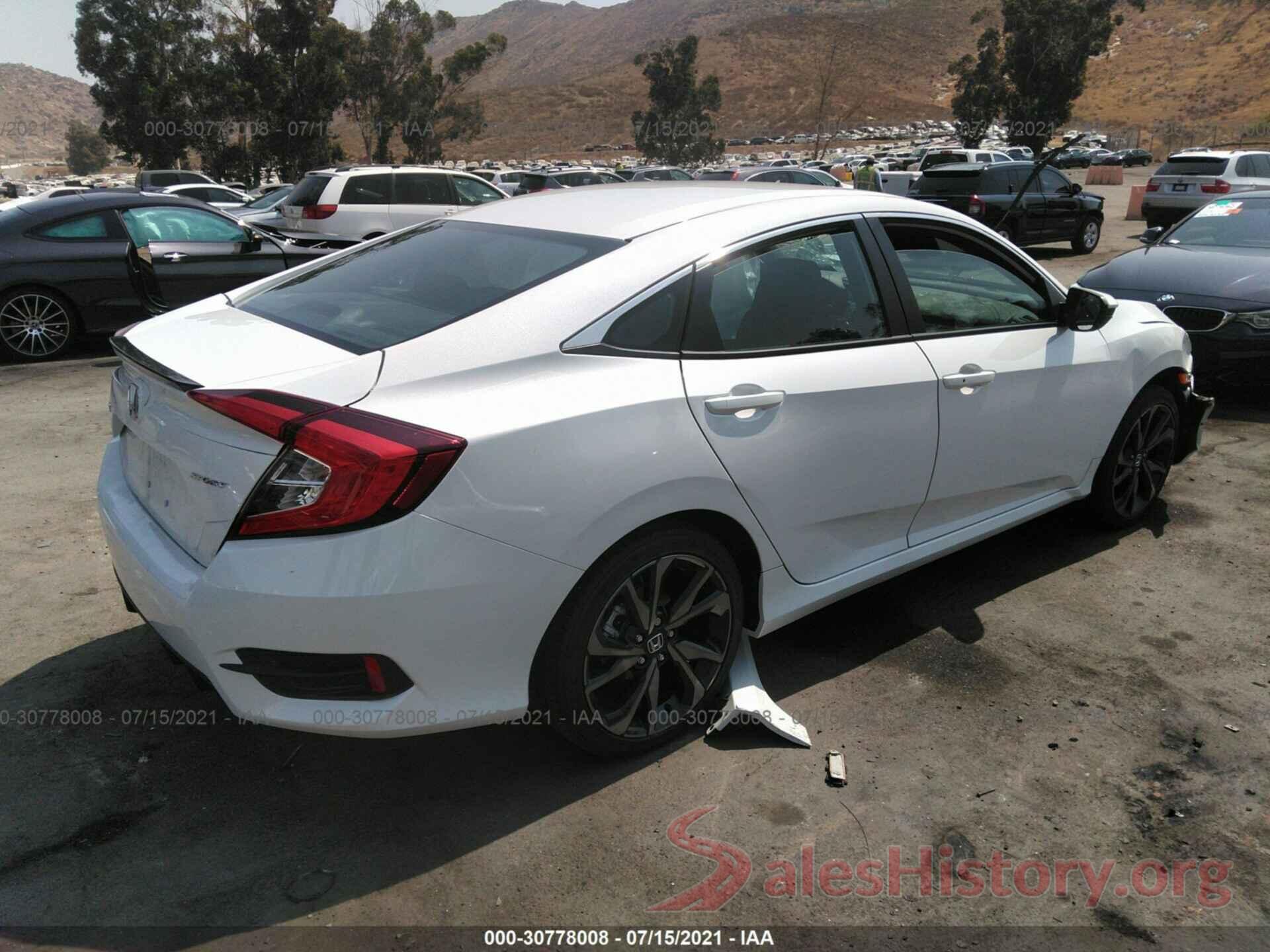 2HGFC2F83MH549706 2021 HONDA CIVIC SEDAN