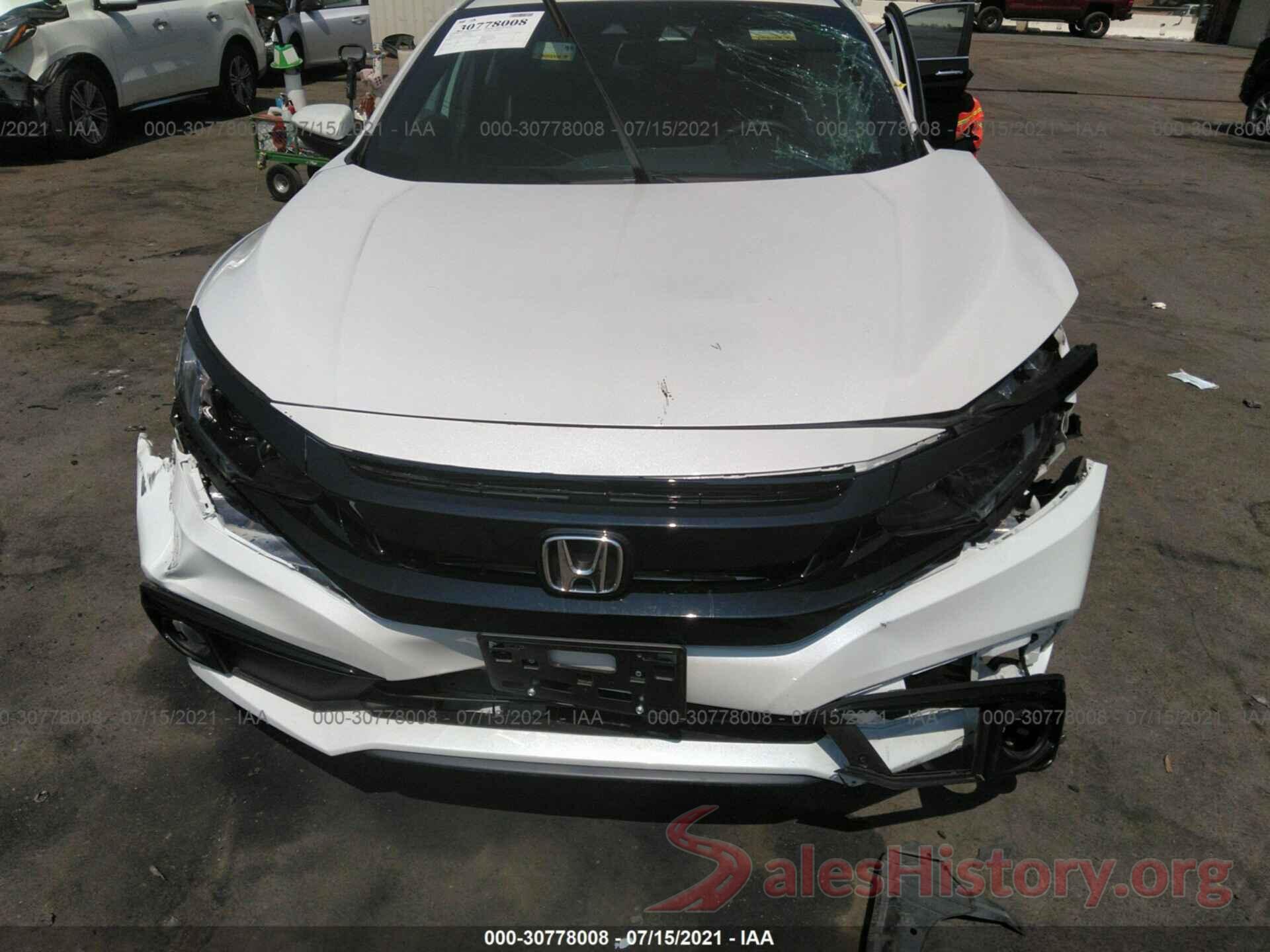 2HGFC2F83MH549706 2021 HONDA CIVIC SEDAN