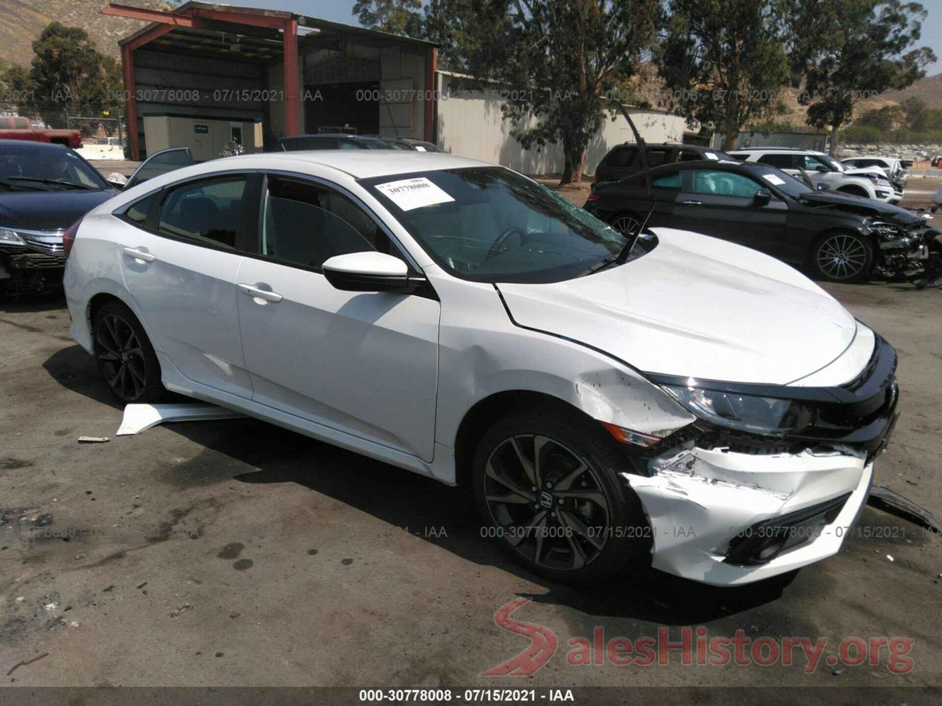 2HGFC2F83MH549706 2021 HONDA CIVIC SEDAN