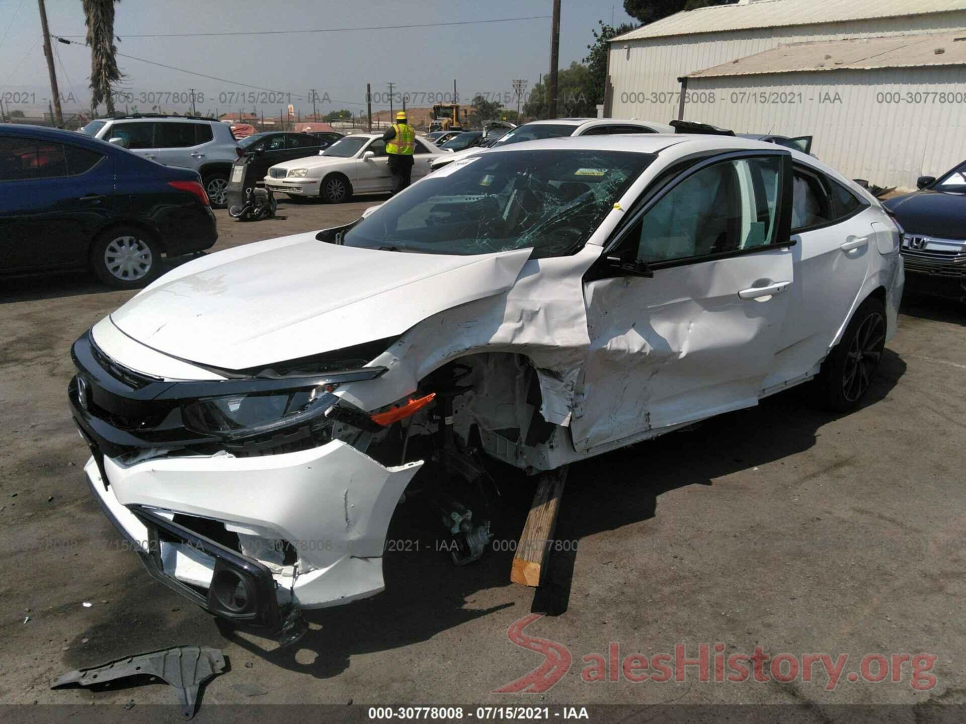 2HGFC2F83MH549706 2021 HONDA CIVIC SEDAN