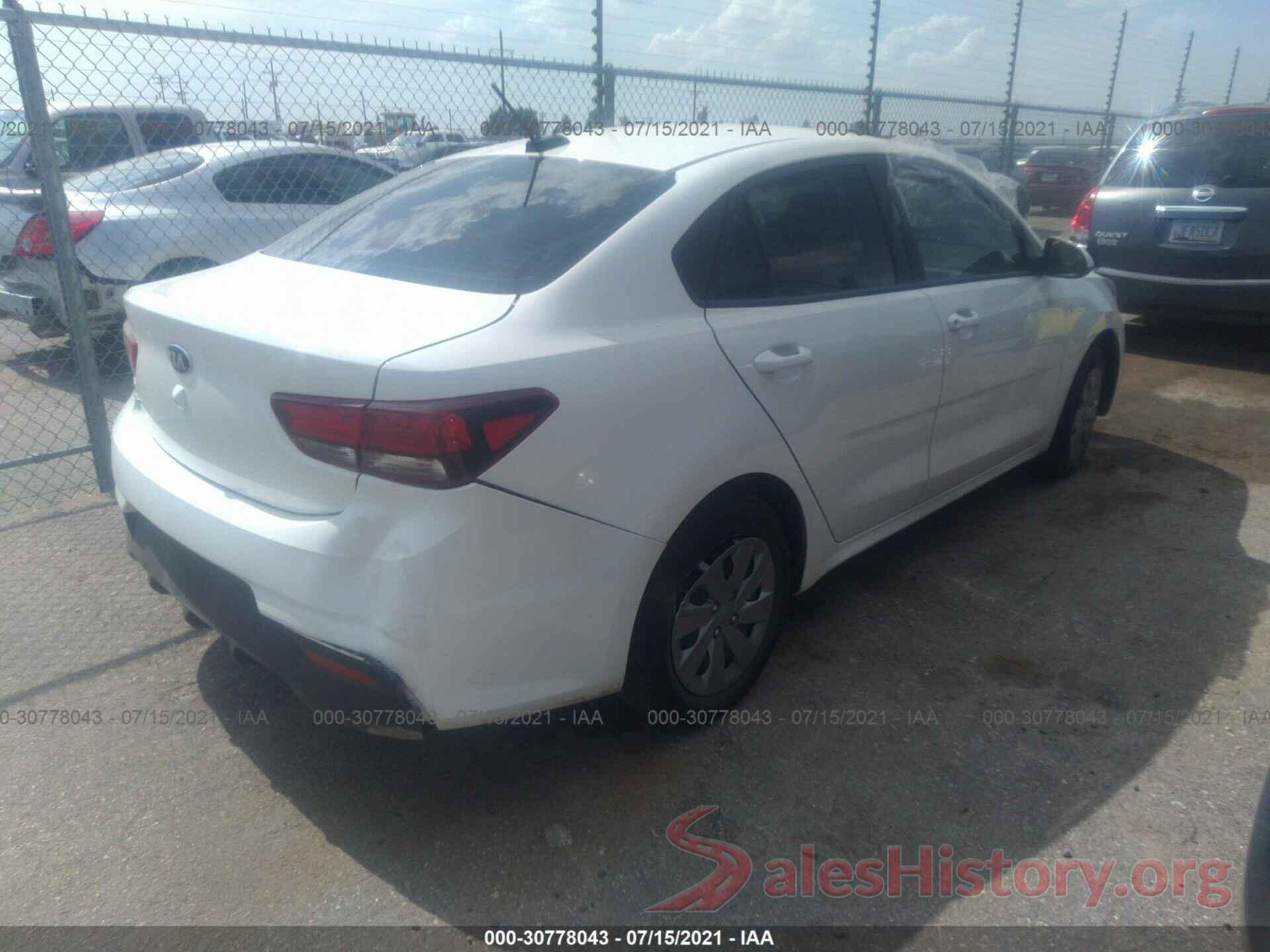 3KPA24AD5LE335077 2020 KIA RIO