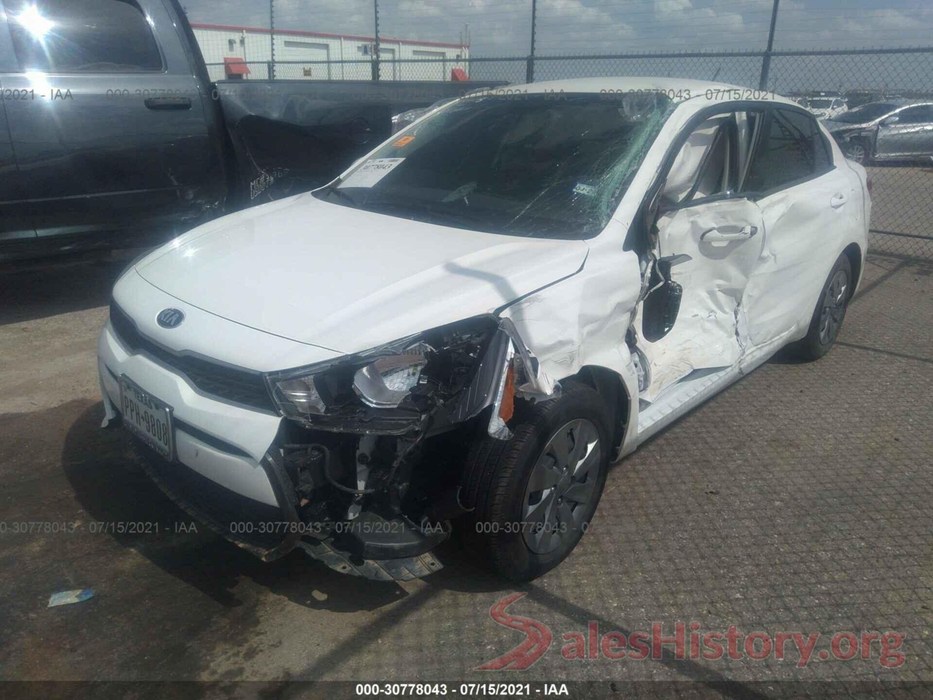 3KPA24AD5LE335077 2020 KIA RIO