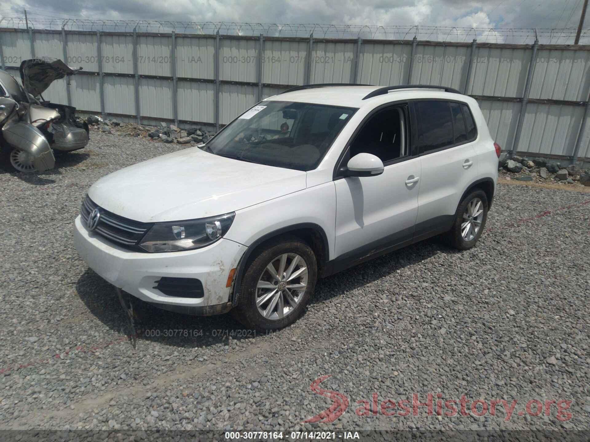 WVGAV7AX6HK054778 2017 VOLKSWAGEN TIGUAN