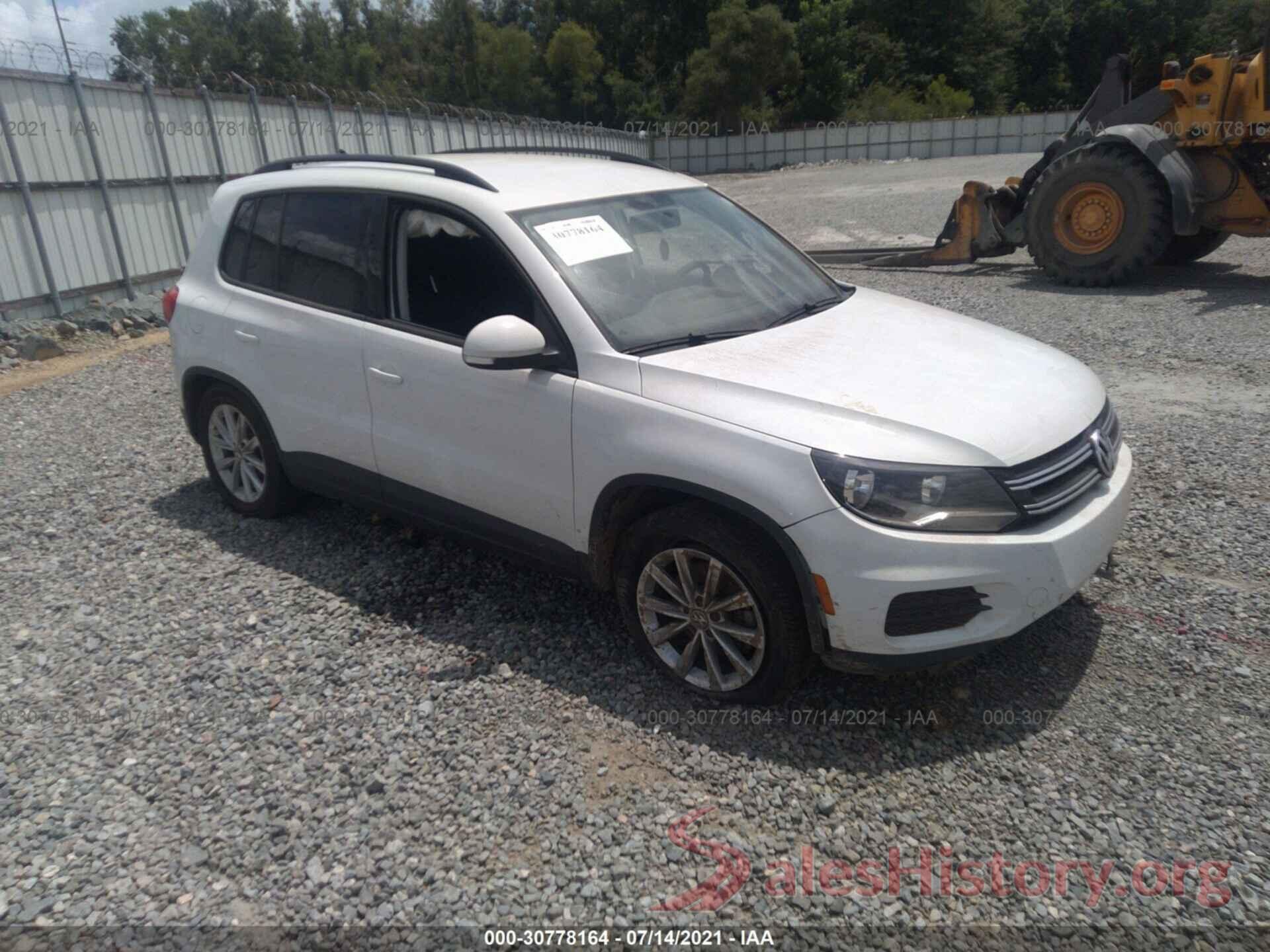 WVGAV7AX6HK054778 2017 VOLKSWAGEN TIGUAN