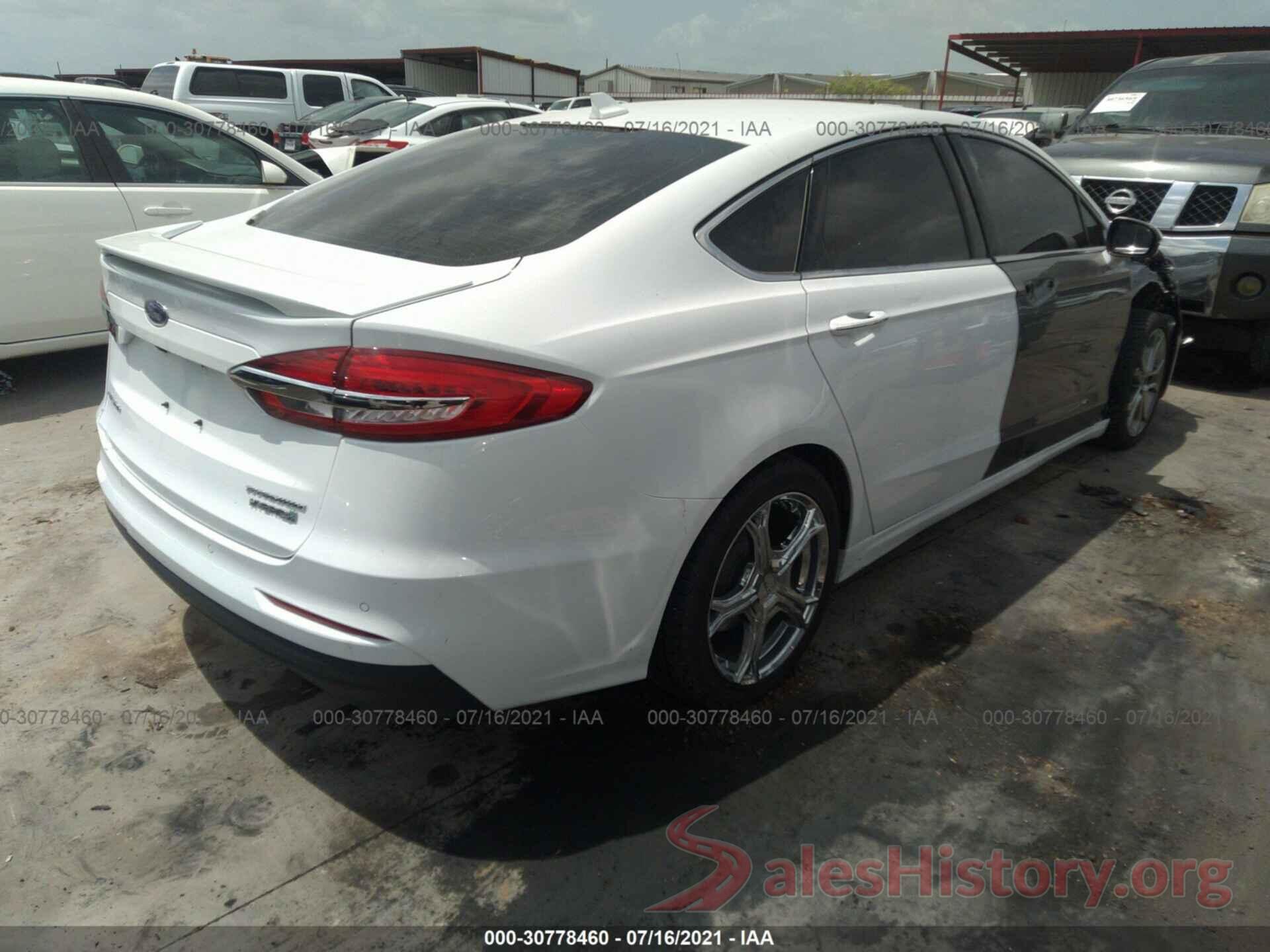 3FA6P0RU5KR118632 2019 FORD FUSION HYBRID