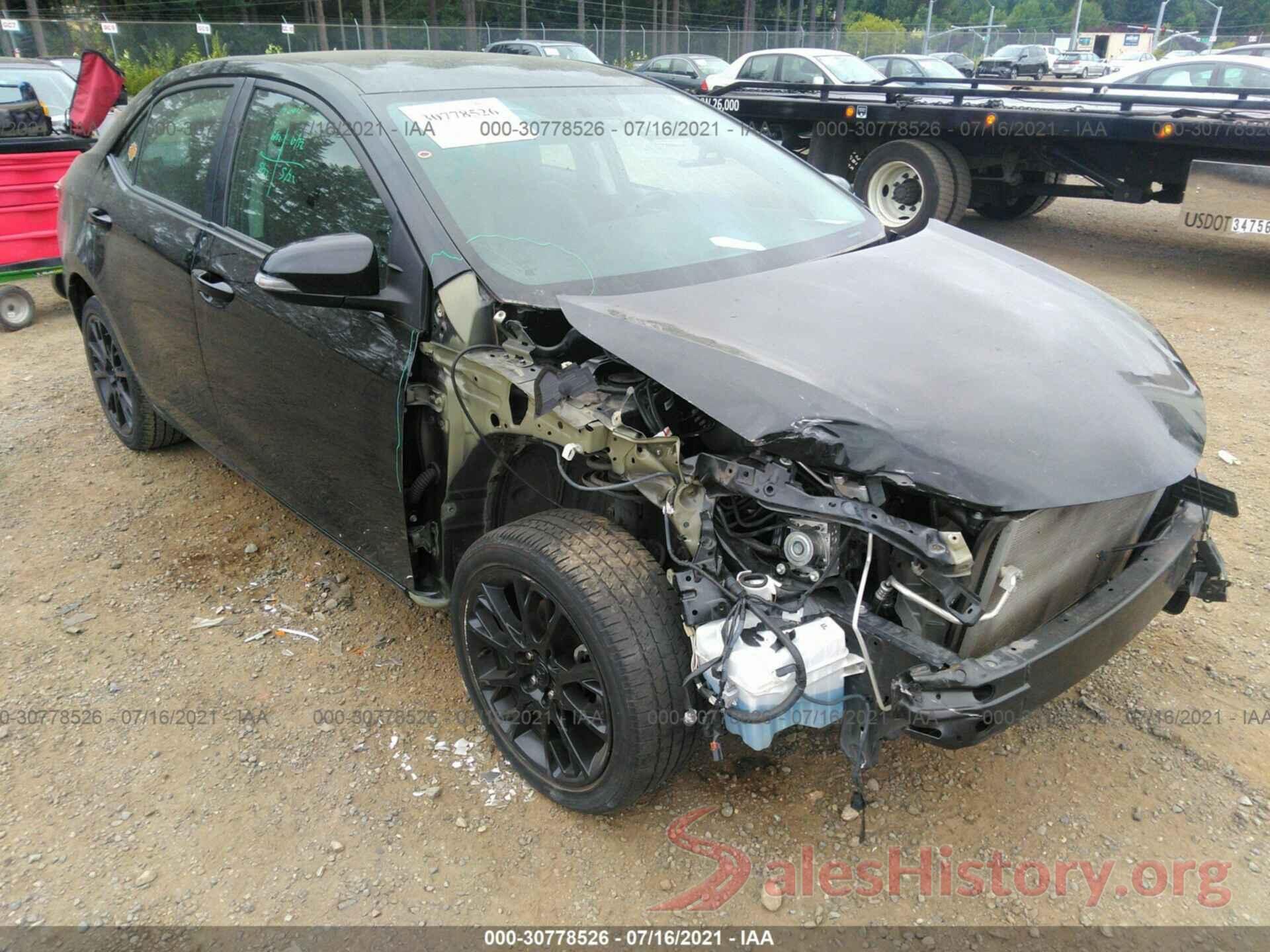 2T1BURHE4GC591161 2016 TOYOTA COROLLA